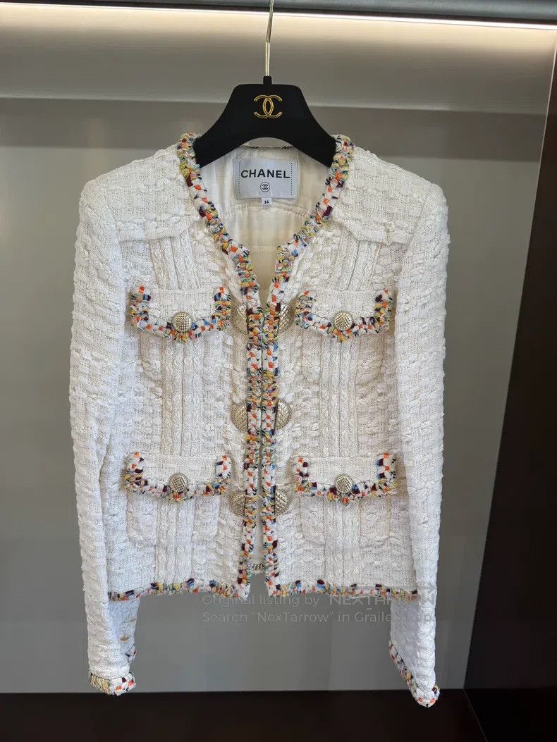 Chanel Chanel Cuban series catwalk style colourful rolled-edged k Size XXS / US 00 / IT 34 - 1 Thumbnail
