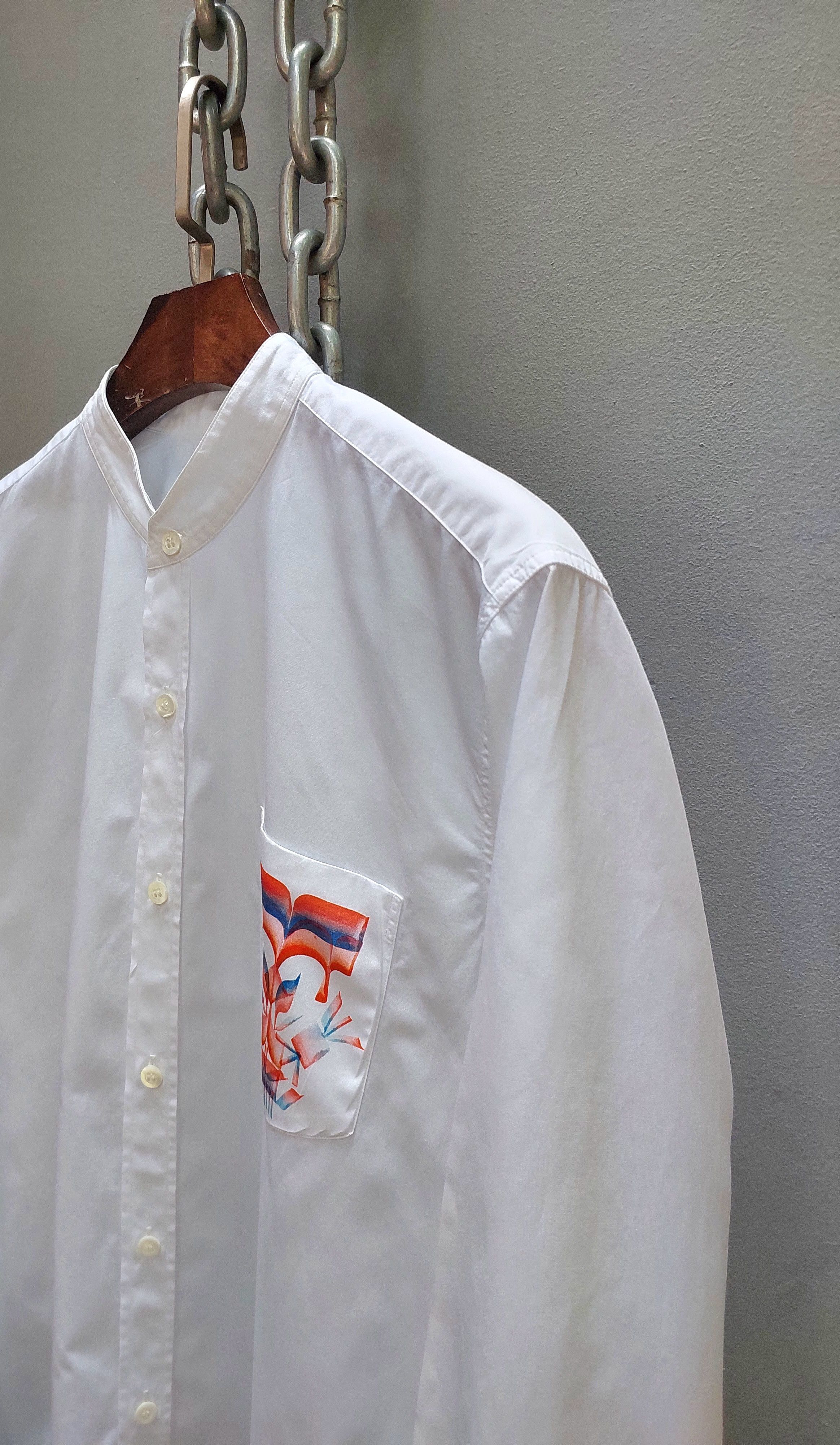 Dries Van Noten Dries Van Notten Printed Patch Pocket Button Up Shirt Size US M / EU 48-50 / 2 - 5 Thumbnail