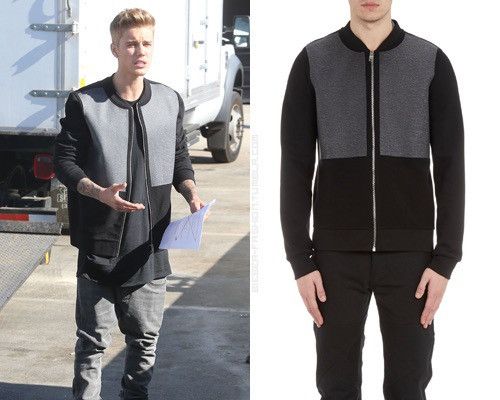 Balenciaga SS2014 Balenciaga Black and Grey Bomber Jacket Size Large Size US L / EU 52-54 / 3 - 8 Thumbnail