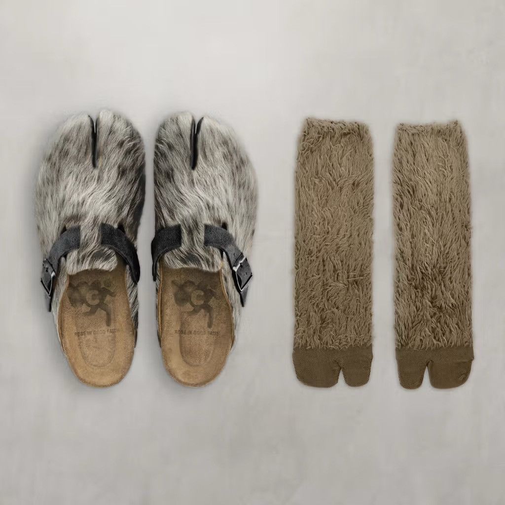 ROSE IN GOOD FAITH GOAT Tabi Mule Size US 12 / EU 45 - 8 Thumbnail