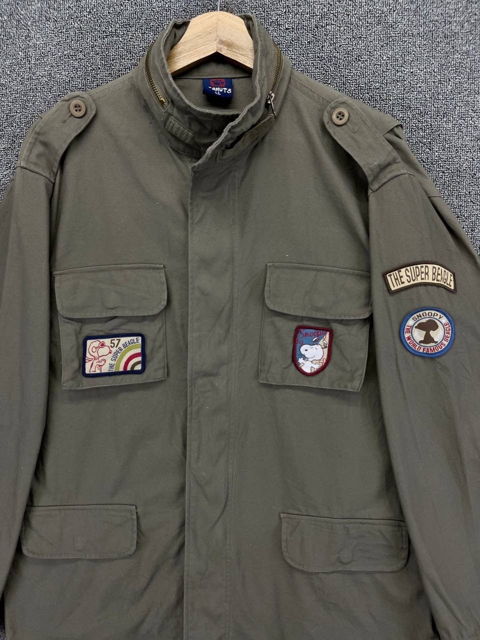 Peanuts Vintage Peanuts The Super Beagle Military M65 Jacket Size US L / EU 52-54 / 3 - 5 Thumbnail