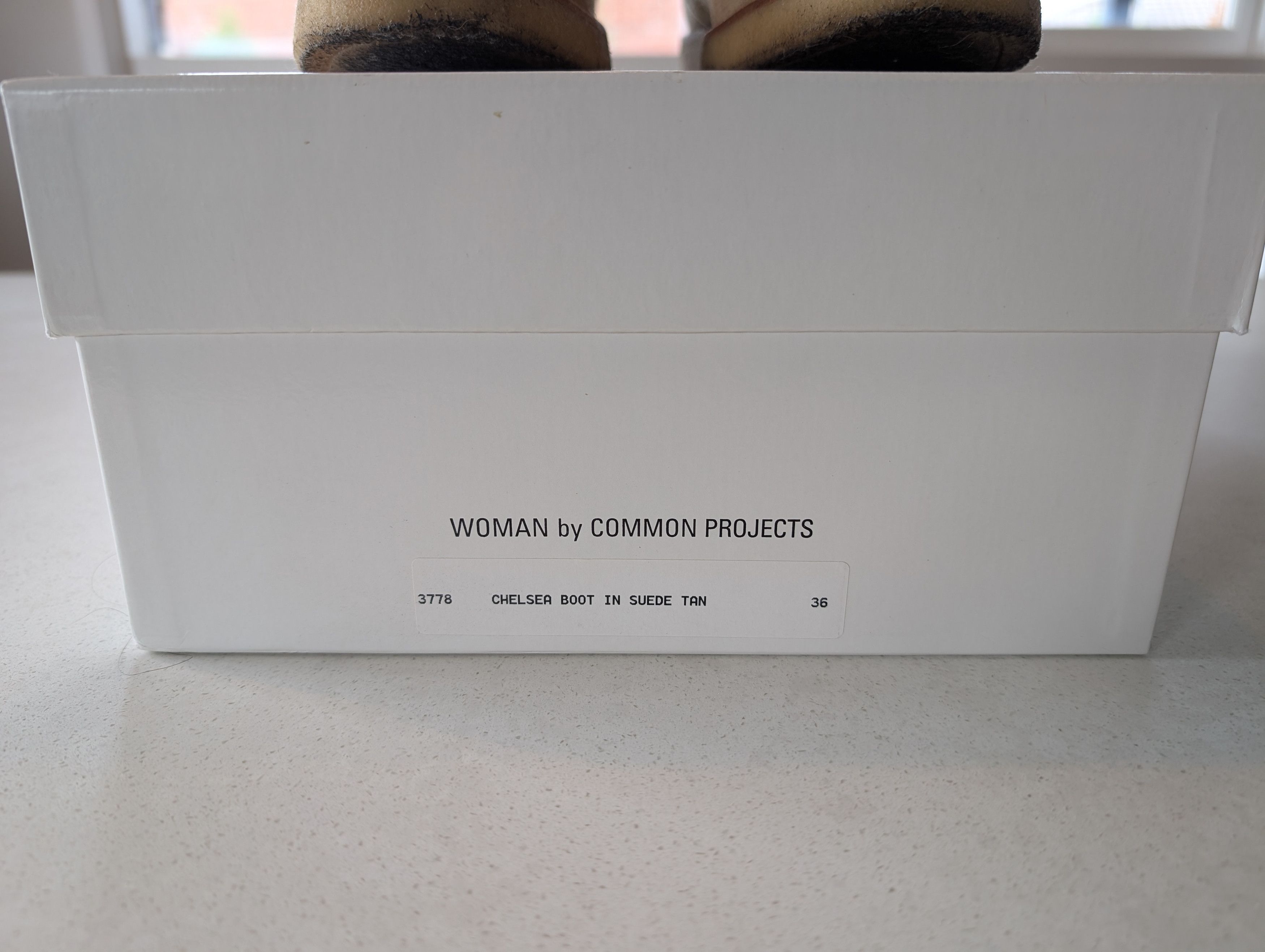 Common Projects Common Projects Chelsea boots Suede Tan Size US 6 / IT 36 - 3 Thumbnail