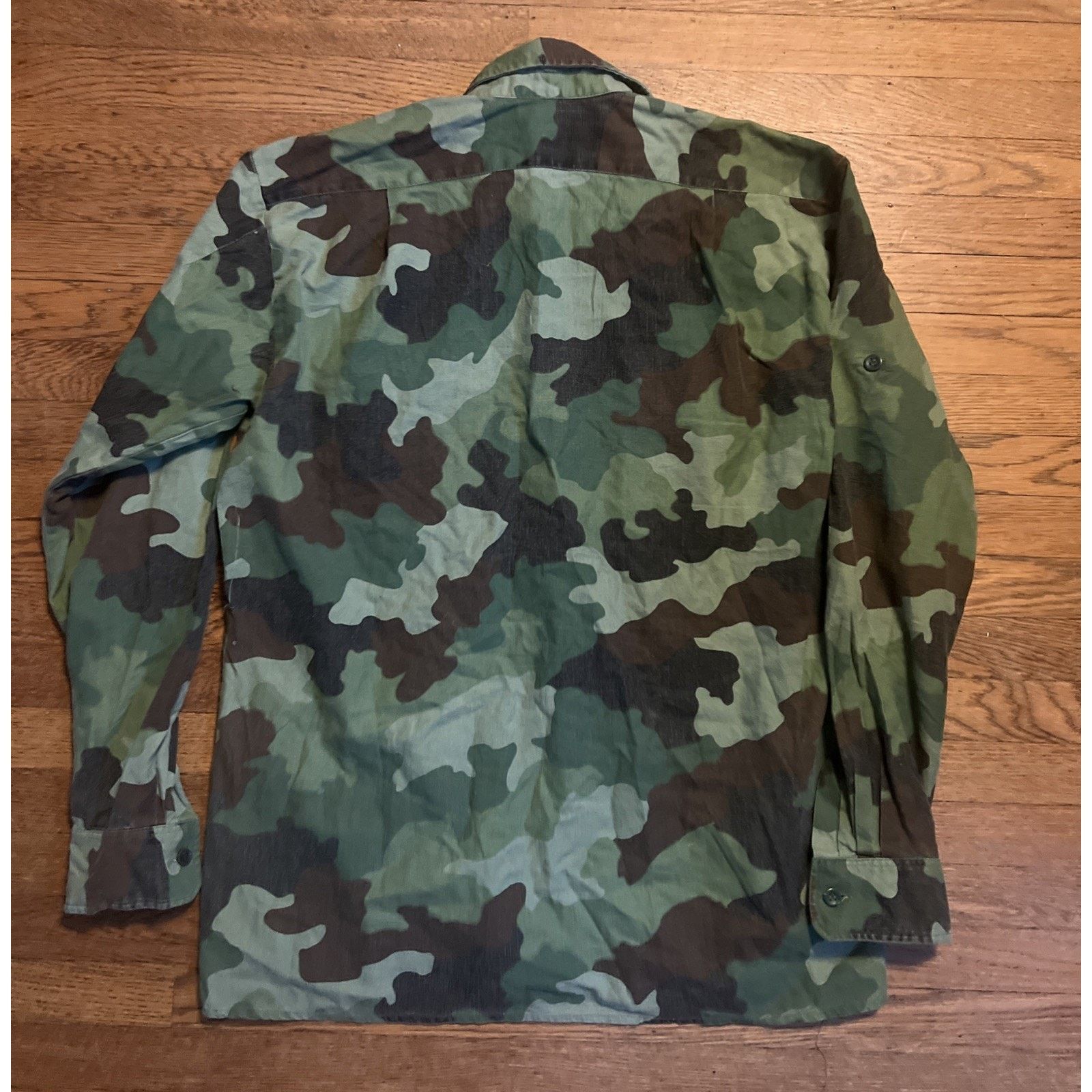 Other Serbian Army Yugoslav Army M93 Camo Shirt Vintage Large Size US L / EU 52-54 / 3 - 7 Thumbnail
