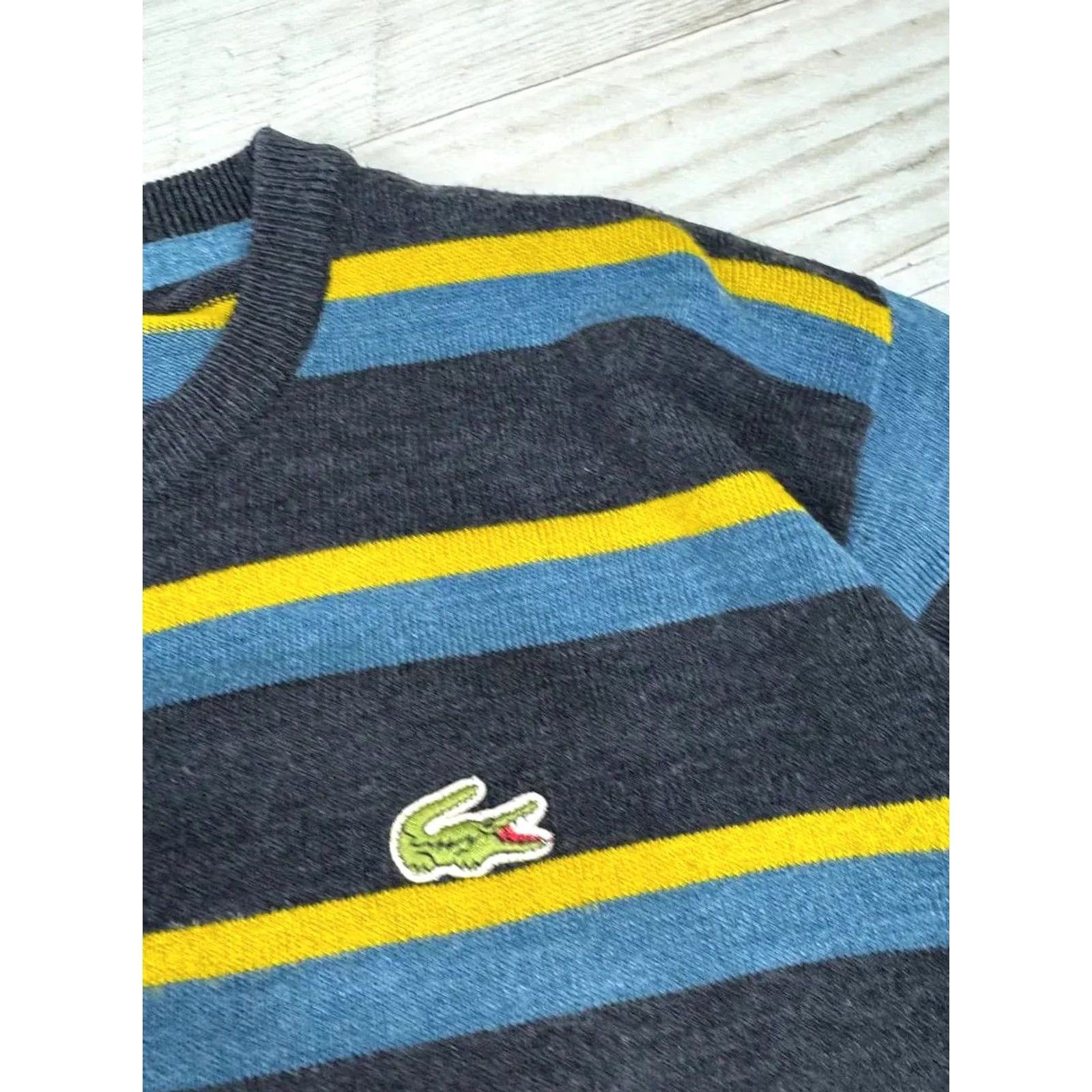 Lacoste VINTAGE Lacoste Sport Sweater Gray Size 2XL Men Size US XXL / EU 58 / 5 - 6 Thumbnail