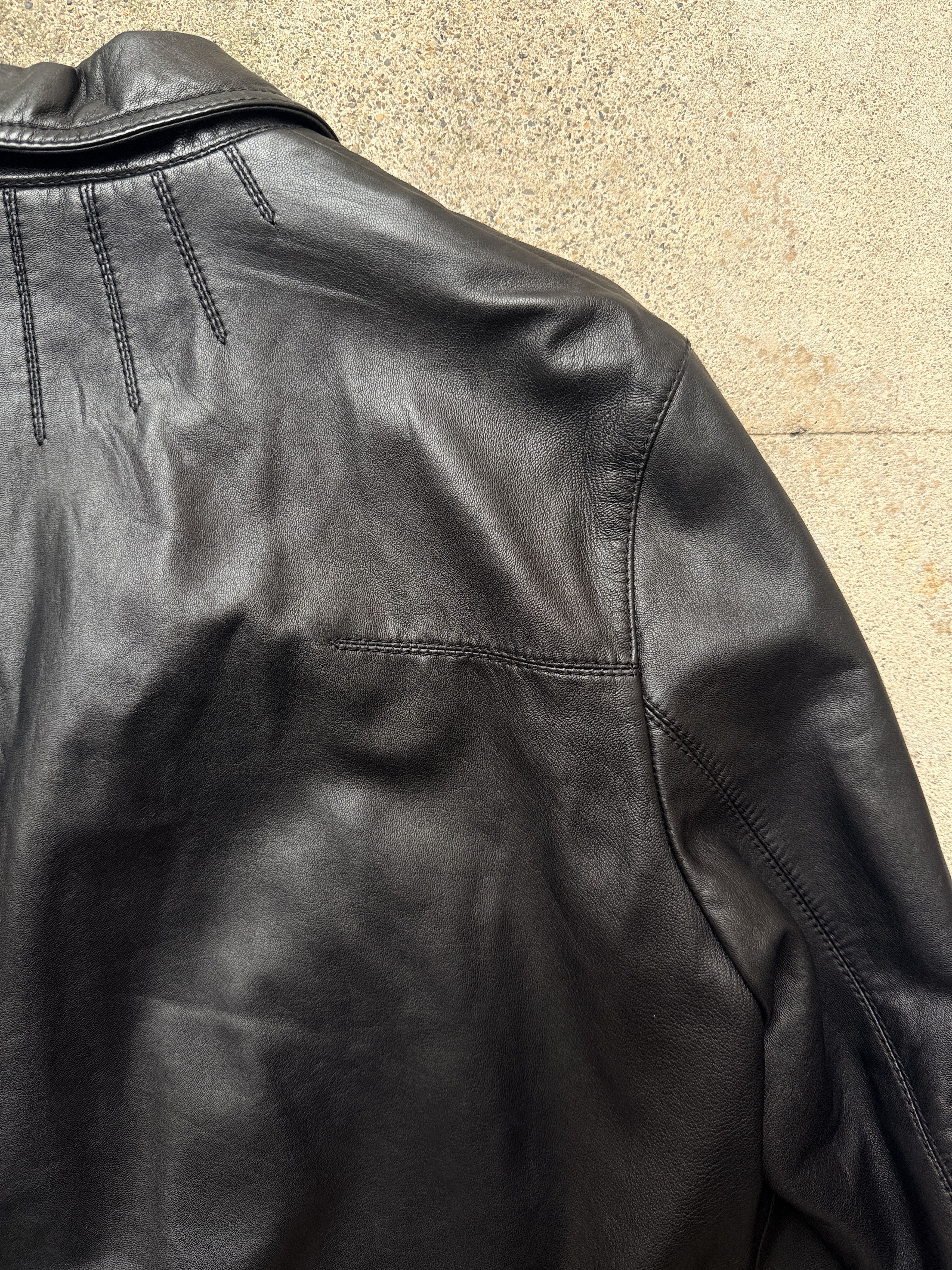 Dior dior homme black leather jacket ss08 spring summe 2008 48 Size US M / EU 48-50 / 2 - 9 Thumbnail