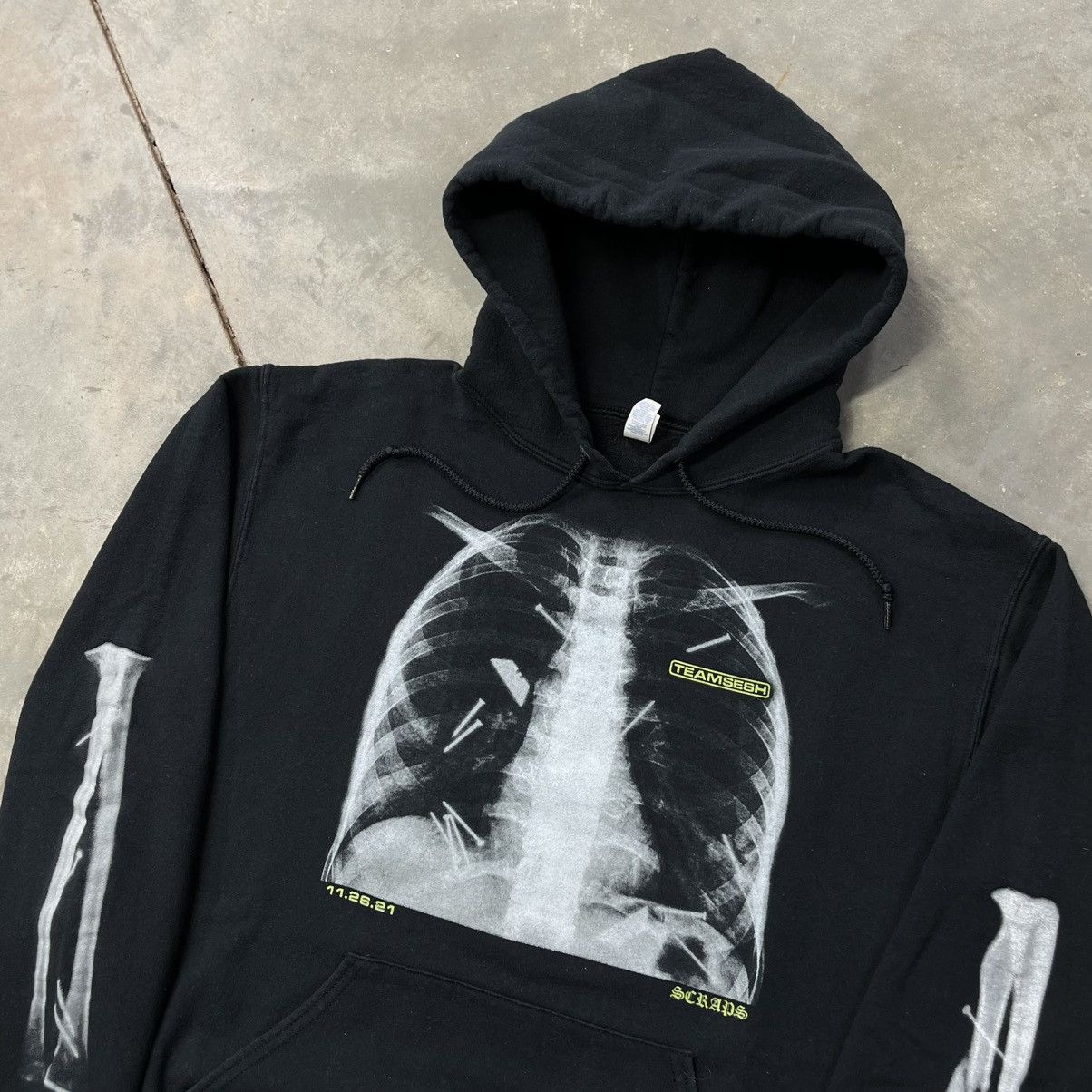 Bones 2021 Team Sesh Scraps Hoodie Sweatshirt Skeleton Bones Merch Size US M / EU 48-50 / 2 - 2 Thumbnail