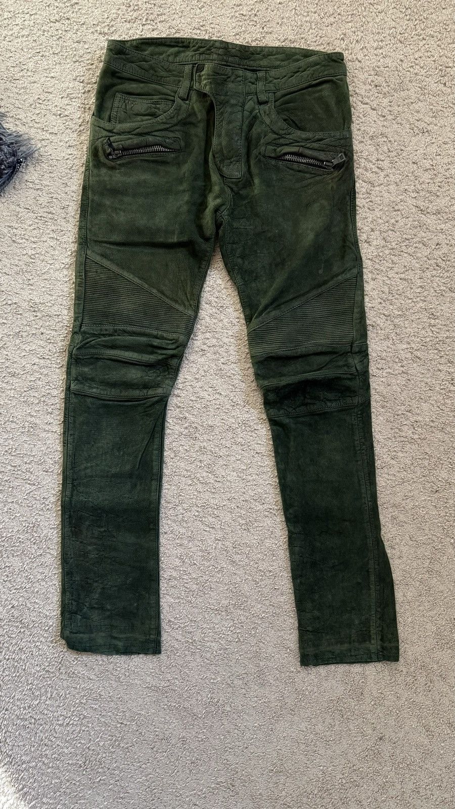 Balmain Balmain Lambskin Bikers Size US 29 - 1 Thumbnail
