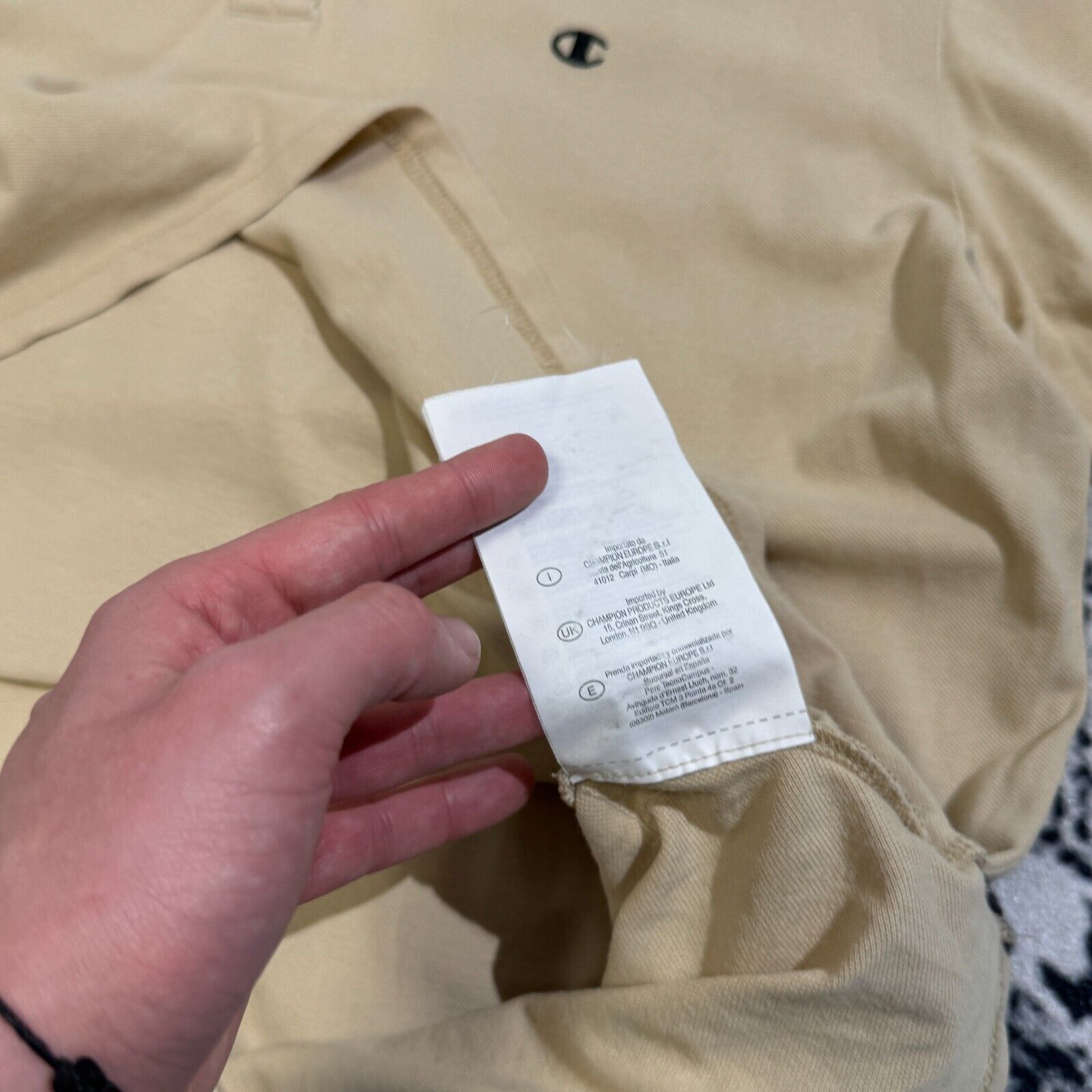 Champion × Vintage Vintage Champion Unisex Beige Cotton Polo Shirt Size XXL Size US XXL / EU 58 / 5 - 10 Thumbnail