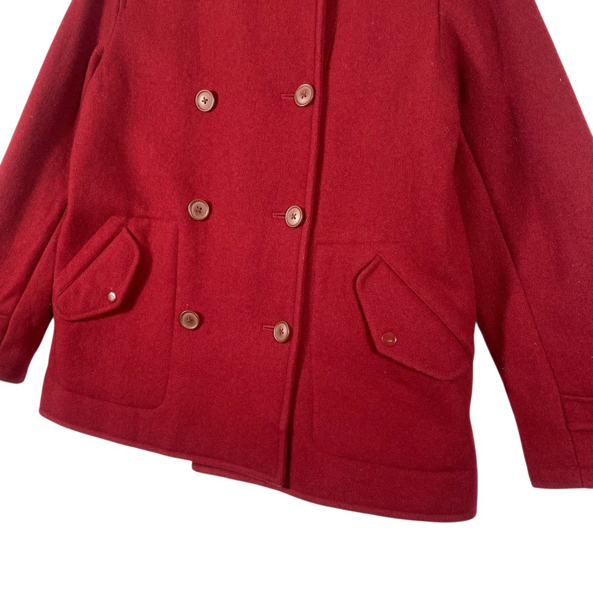 Ralph Lauren Vintage Ralph Lauren Double Coat Half Coat 3F Size Red Size M / US 6-8 / IT 42-44 - 5 Thumbnail