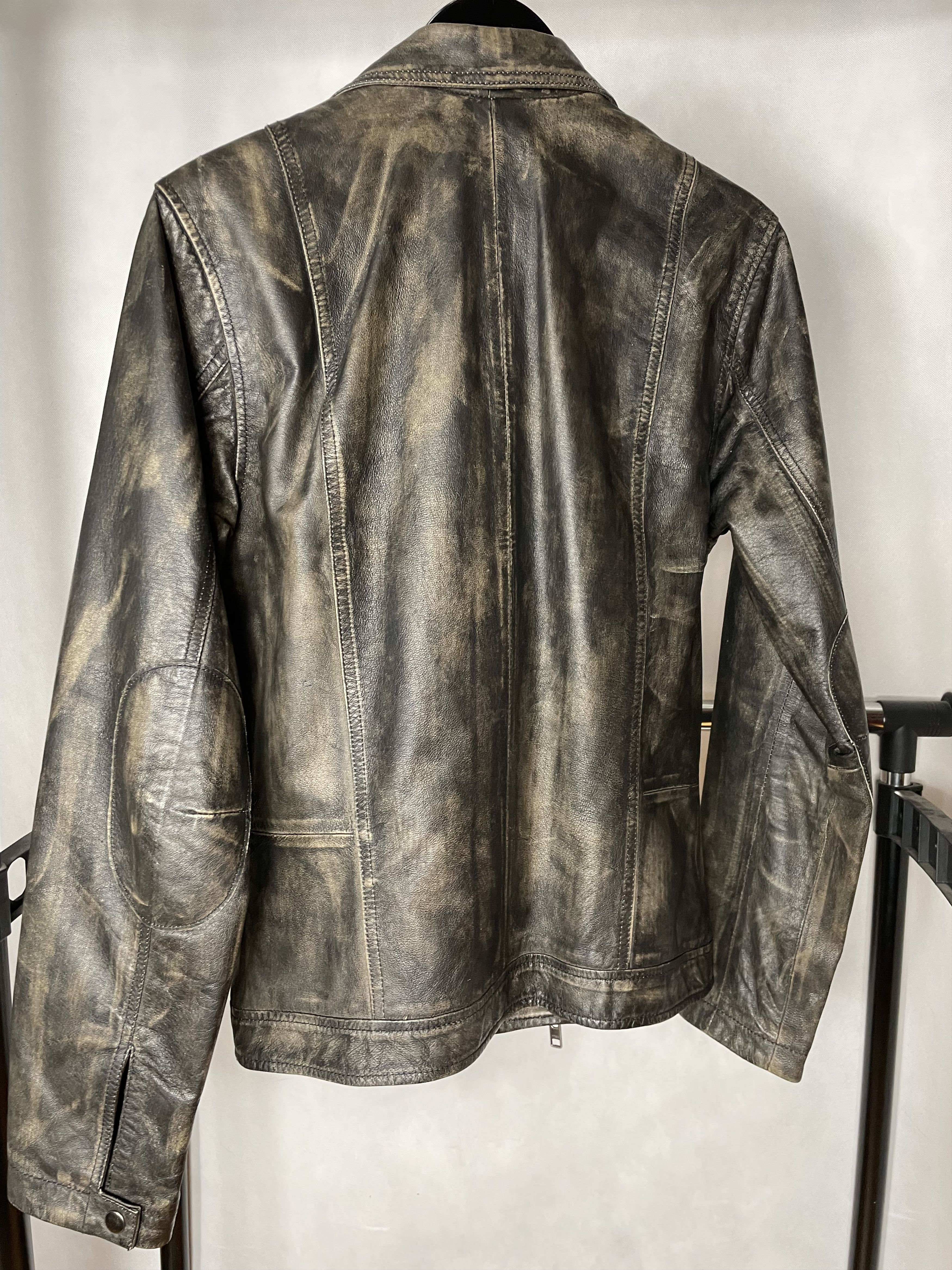H&M × Vintage H&M x Fashion Against Aids Leather Jacket Size US L / EU 52-54 / 3 - 3 Thumbnail
