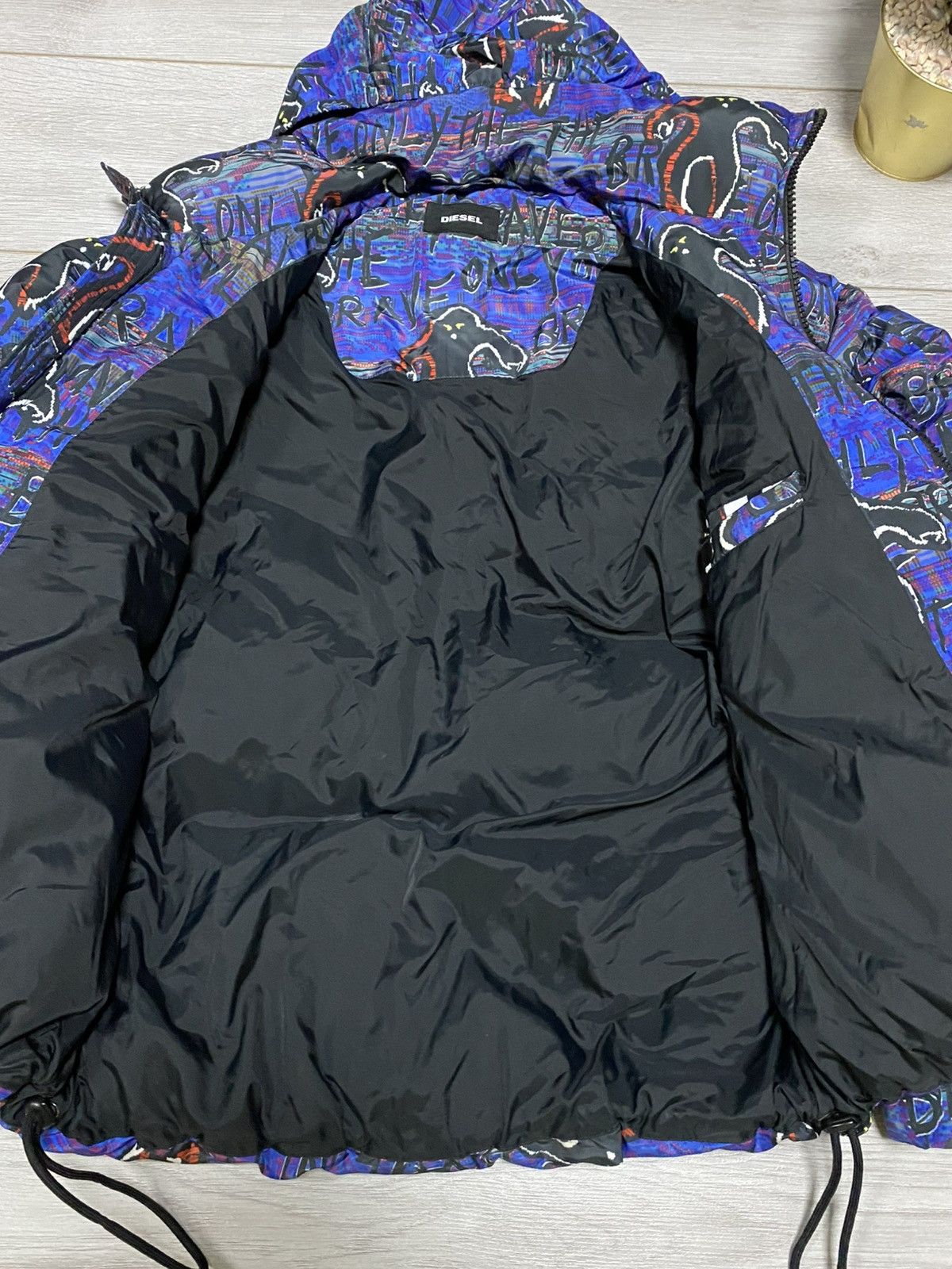 Diesel Diesel all over puffer jacket gorillas monkey only brave eb0 Size US L / EU 52-54 / 3 - 13 Thumbnail