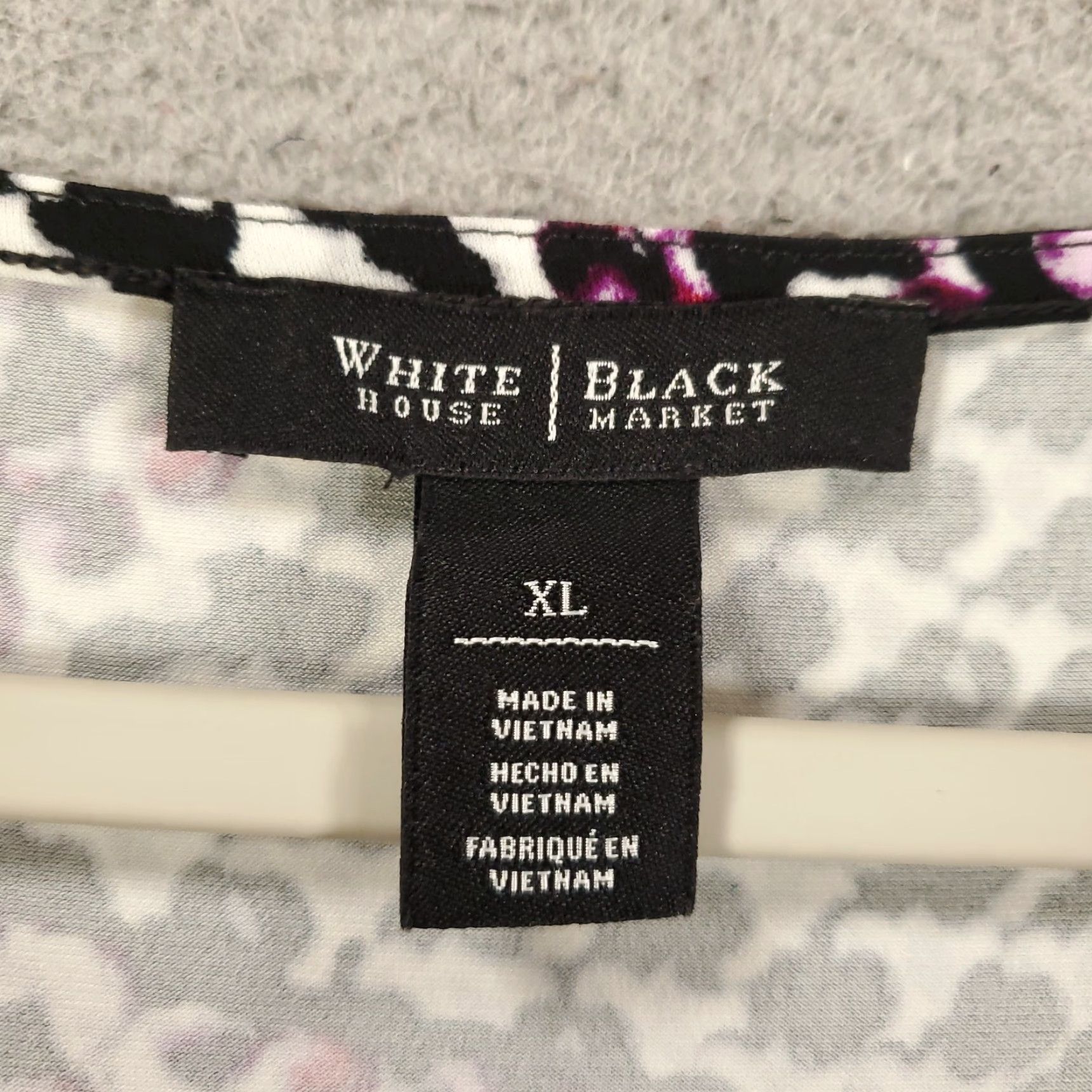 White House Black Market White House Black Market Blouse Womens XL Geometric V Neck 3/4 Sleeve Multicolor Tunic Casual Mens? wom? Size XL / US 12-14 / IT 48-50 - 5 Thumbnail