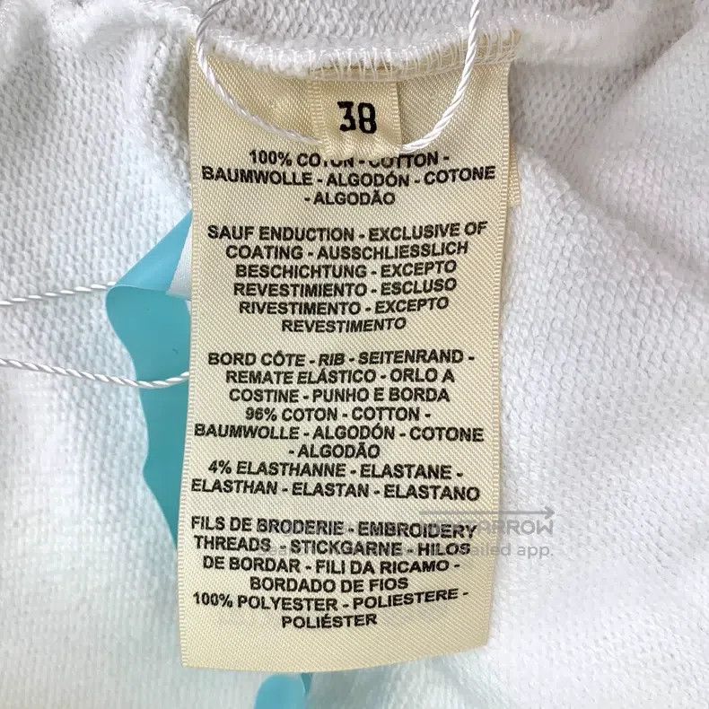 Hermes Hermes White graffiti letter embroidered cotton long-sleev Size XS / US 0-2 / IT 36-38 - 7 Thumbnail