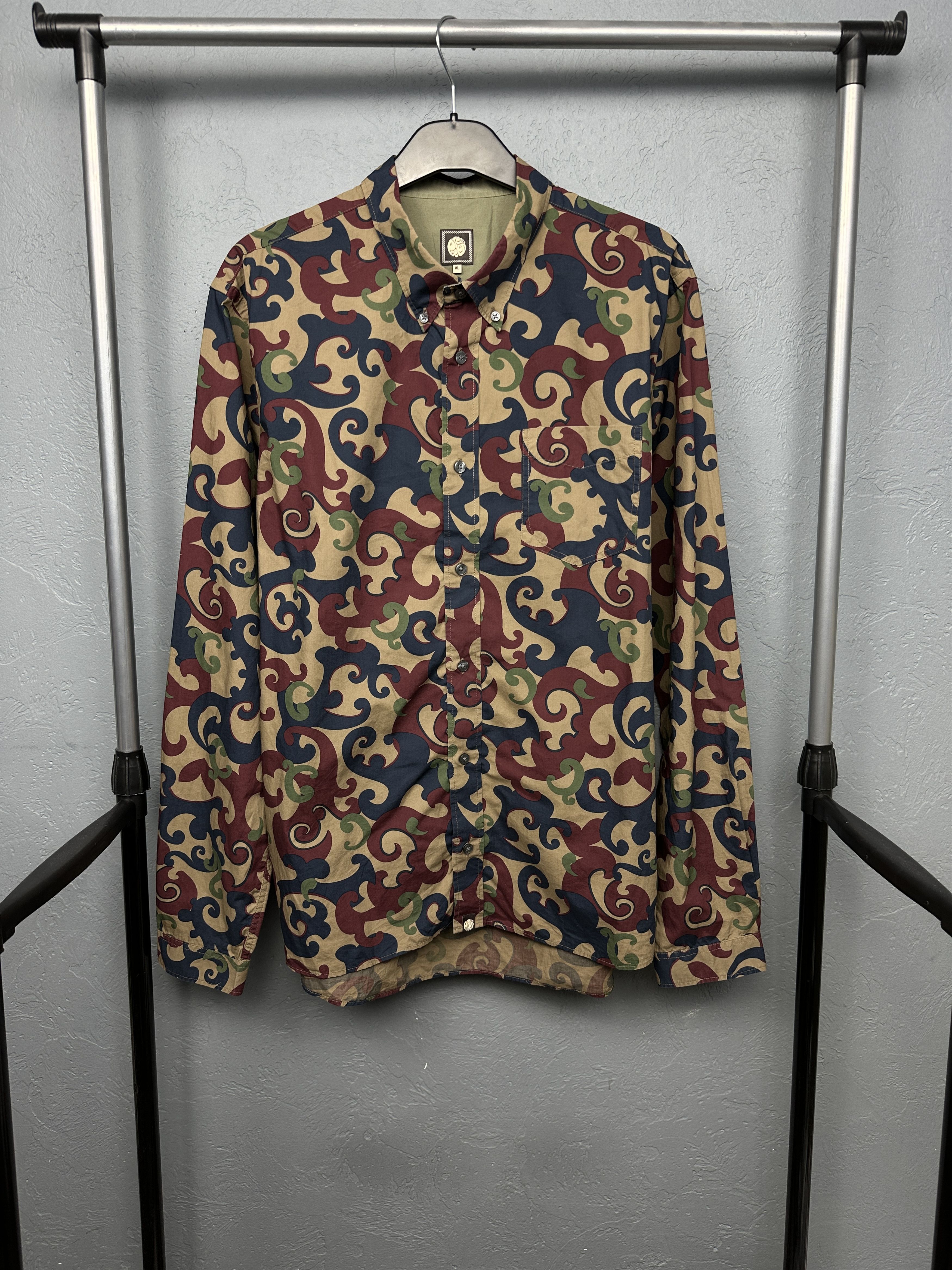 Pretty Green Pretty Green Mens Long Sleeve Shirt Size US XL / EU 56 / 4 - 1 Thumbnail