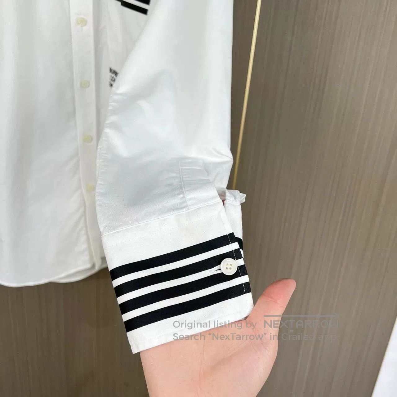 Burberry burberry embroidered stripe long sleeve shirt. Size US M / EU 48-50 / 2 - 4 Thumbnail