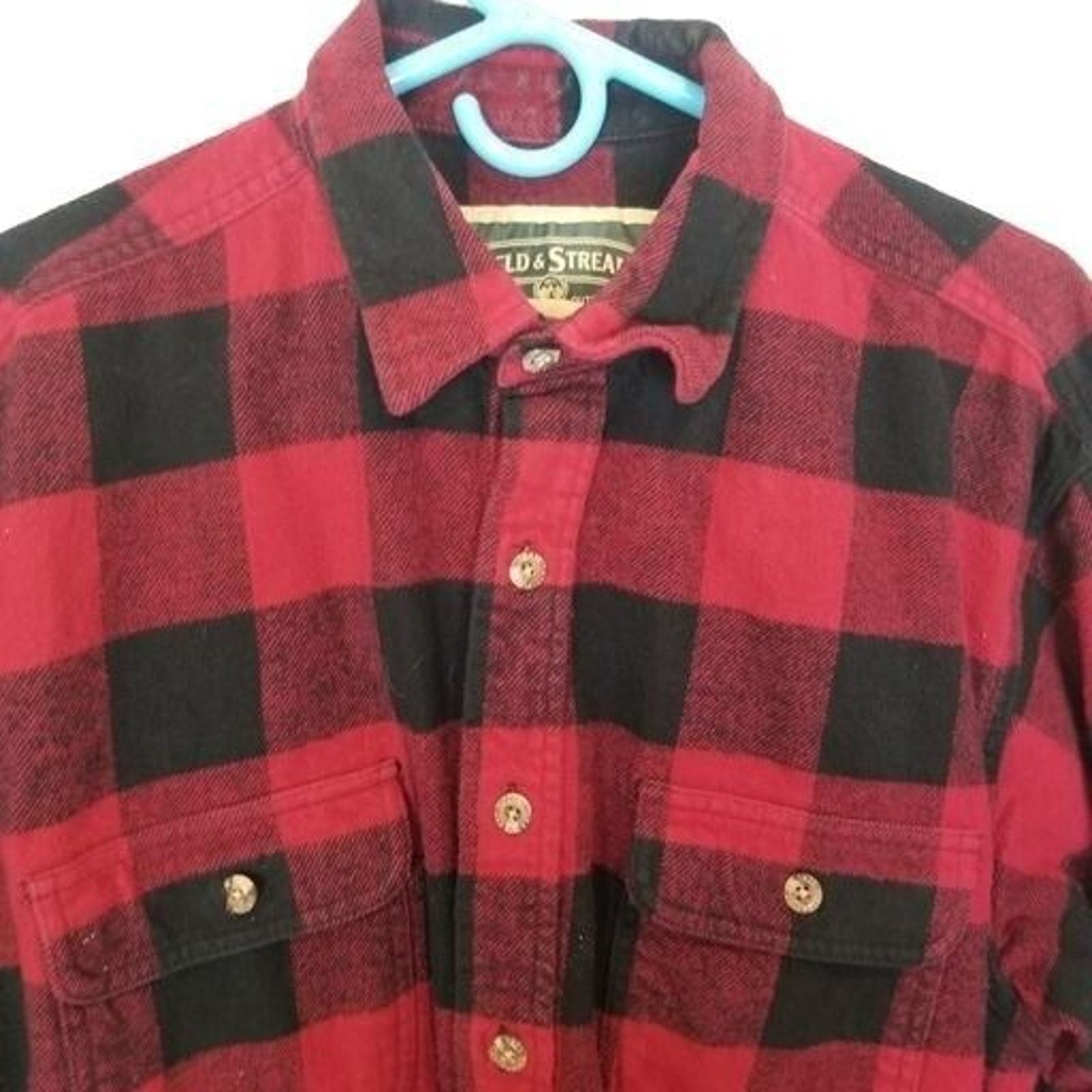 Field & Stream Field & Stream Mens Heavyweight Flannel Shirt L/XLBuffalo Size US XL / EU 56 / 4 - 2 Thumbnail