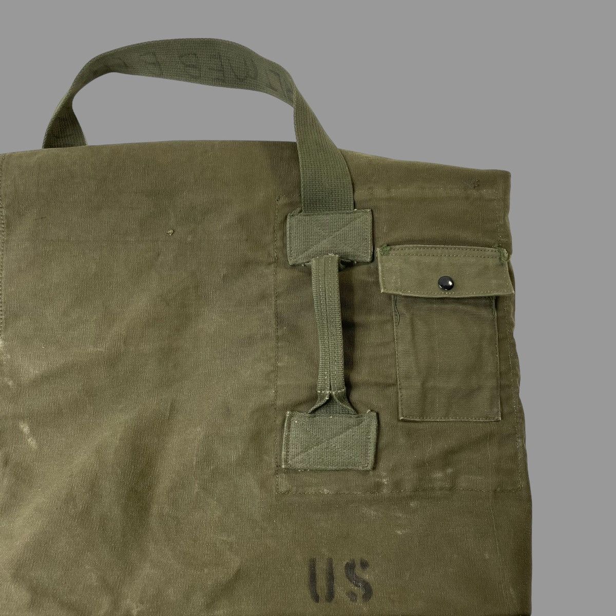 Vintage Vintage 1980s military stenciled bag Size ONE SIZE - 4 Thumbnail