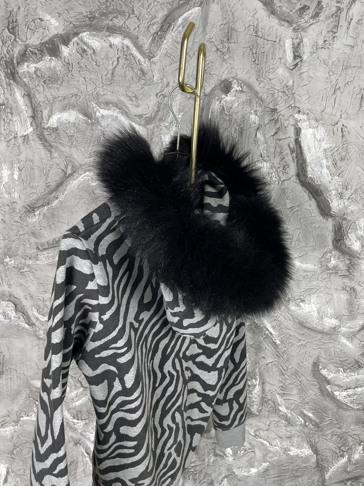 Hysteric Glamour × If Six Was Nine × Ne-Net Vintage Y2K Animal Pattern Fur Zip Hoodie Japanese Punk Vibe Size US M / EU 48-50 / 2 - 7 Thumbnail