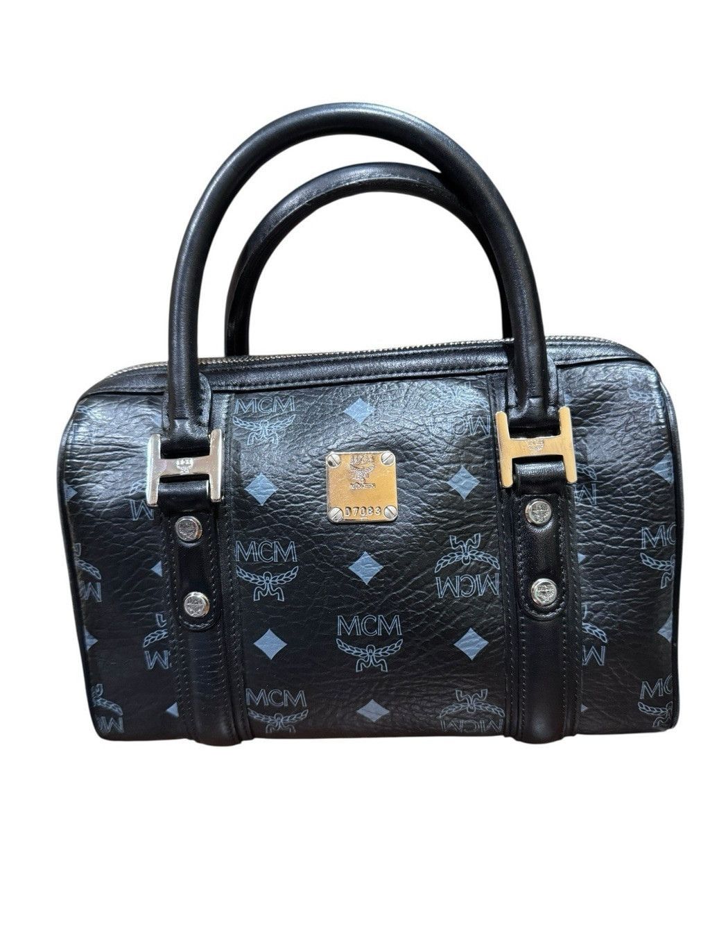 MCM MCM Visetos Black Boston Satchel Size ONE SIZE - 1 Thumbnail