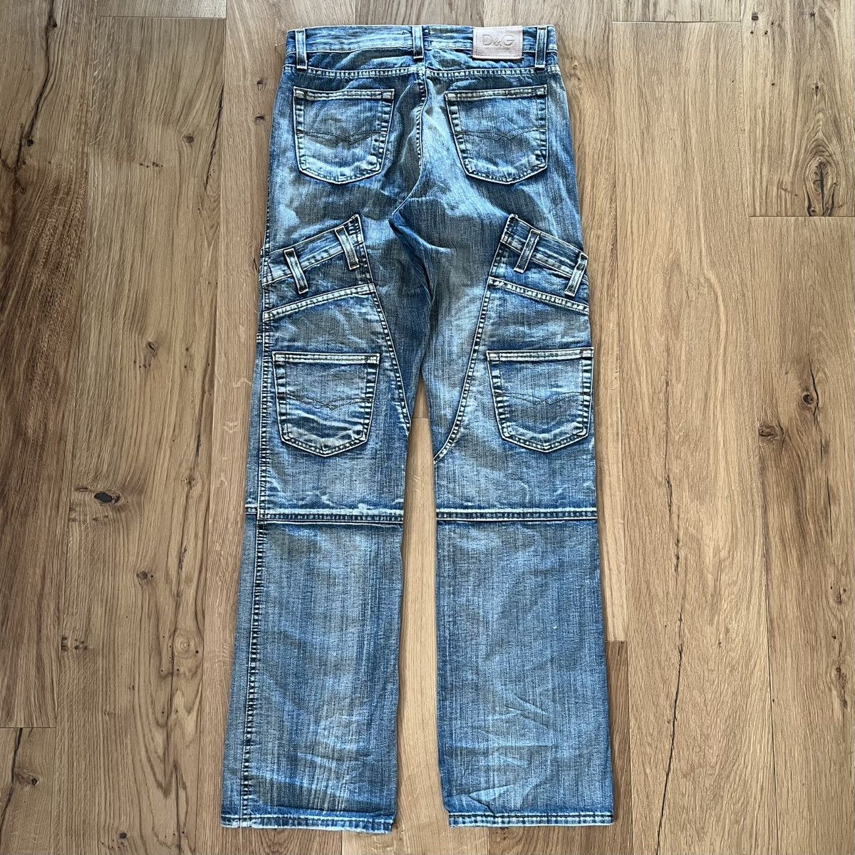 Dolce & Gabbana Dolce & Gabbana 2000s Reconstructed Cargo Jeans Size US 30 / EU 46 - 2 Thumbnail