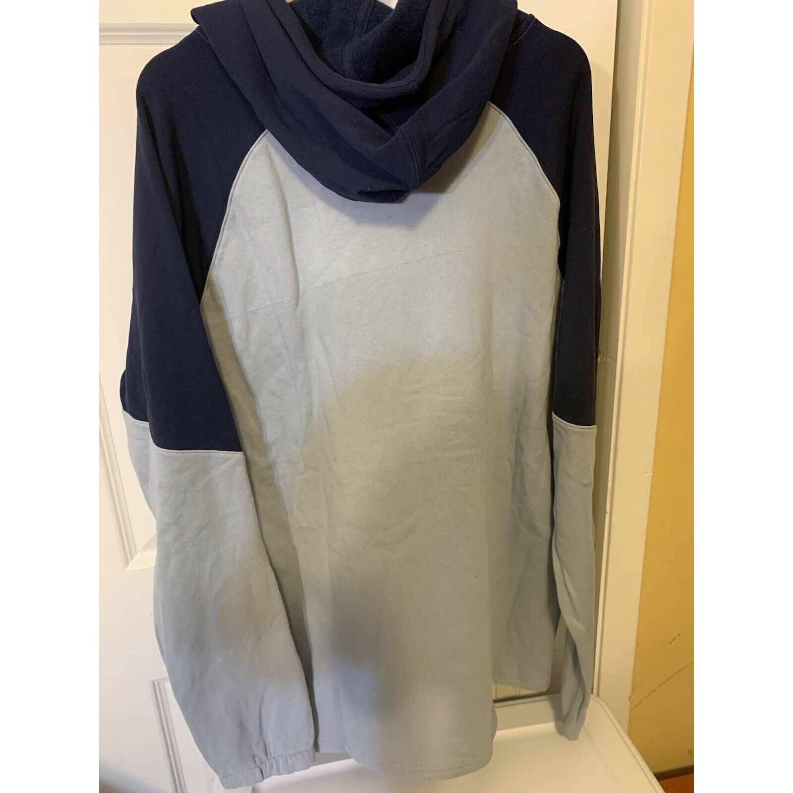 Hurley New Hurley Men's Sz XL Blue Gray Color Block Pullover Hoodie Size US XL / EU 56 / 4 - 7 Thumbnail