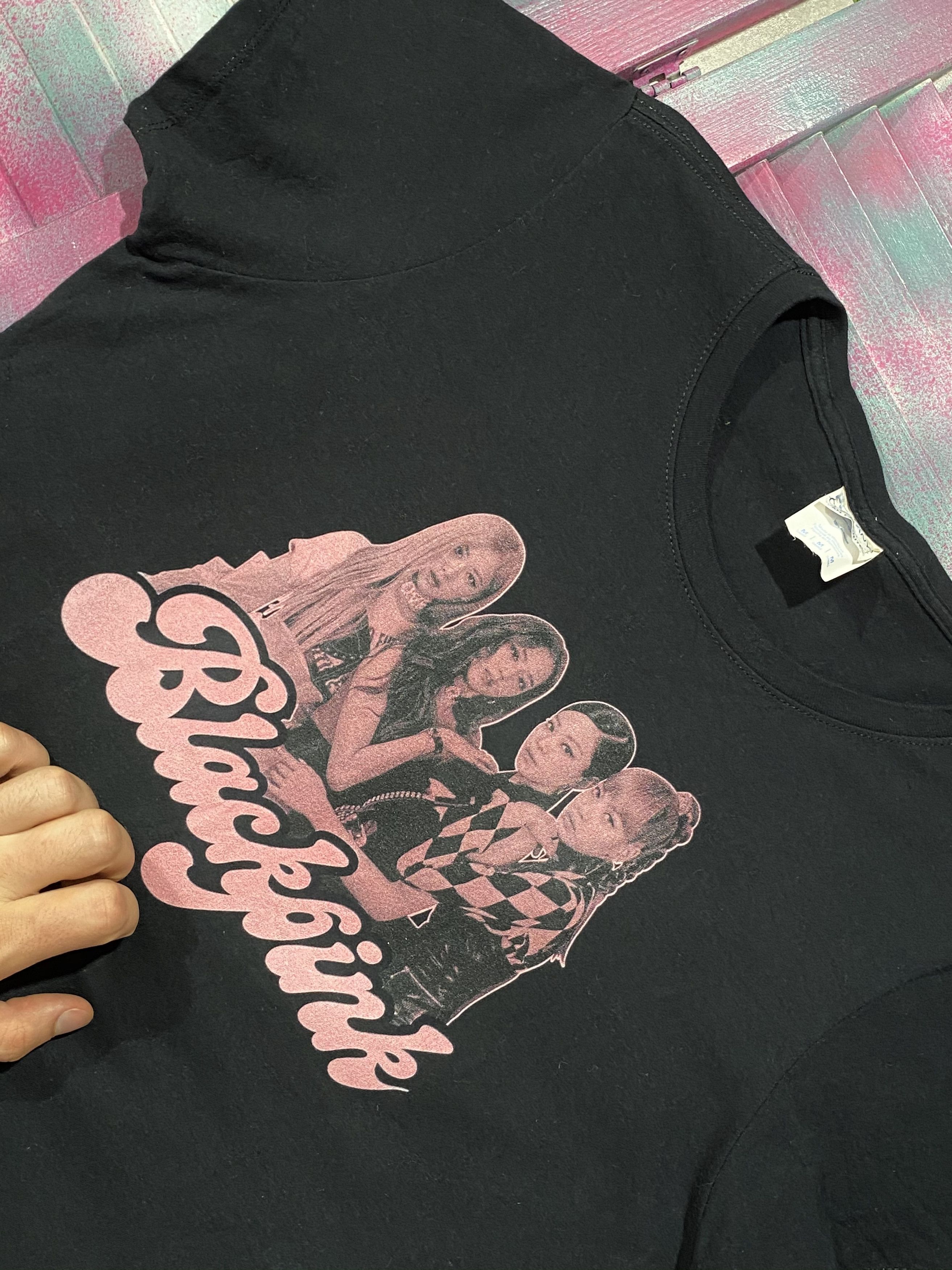 Band Tees Vintage Y2K Black Pink T-shirt Size M / US 6-8 / IT 42-44 - 2 Thumbnail