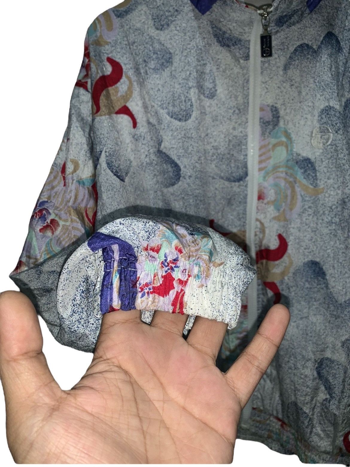 Sergio Tacchini Vintage 90’s SERGIO TACHINI WINDBREAKER Jacket RARE DESIGN!! Size US M / EU 48-50 / 2 - 7 Thumbnail