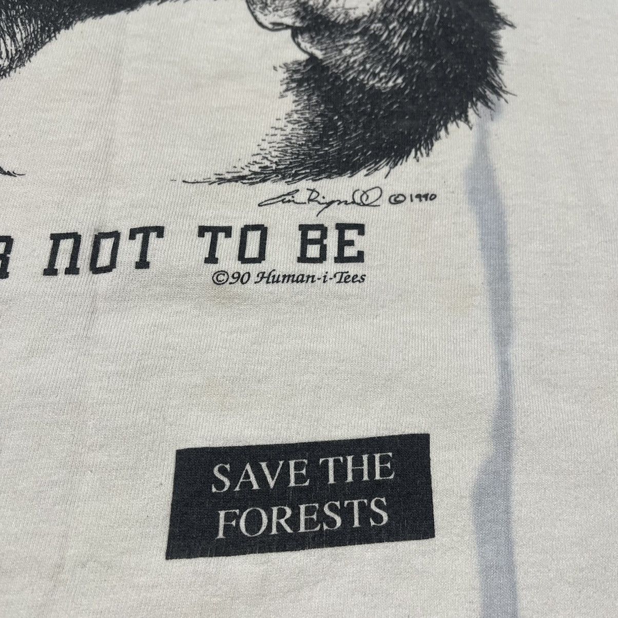 Vintage to be or not to be ape tee Size US XL / EU 56 / 4 - 4 Thumbnail