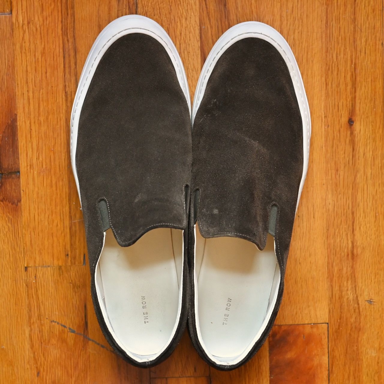 The Row Dean Suede Slip-On Sneaker Size US 12 / EU 45 - 5 Thumbnail