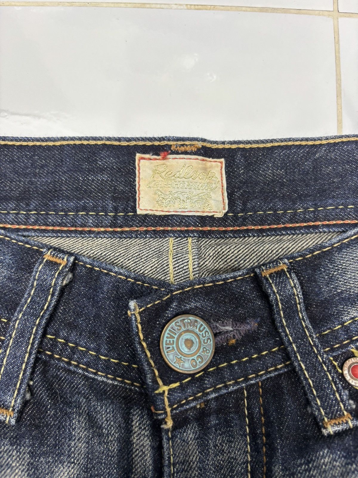 Levi's Vintage Clothing Vintage Levis 90s Redloop Flared Bootcut Jeans Size 30" / US 8 / IT 44 - 9 Thumbnail