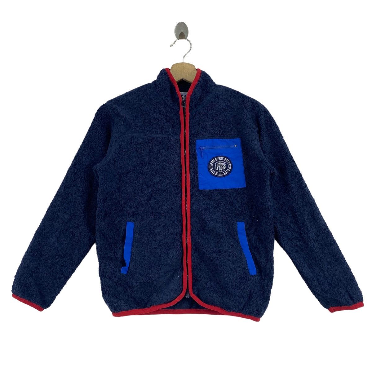 J. Press J.PRESS New York Multi Color Retro Sherpa Fleece Sweatshirt Size US XS / EU 42 / 0 - 1 Thumbnail