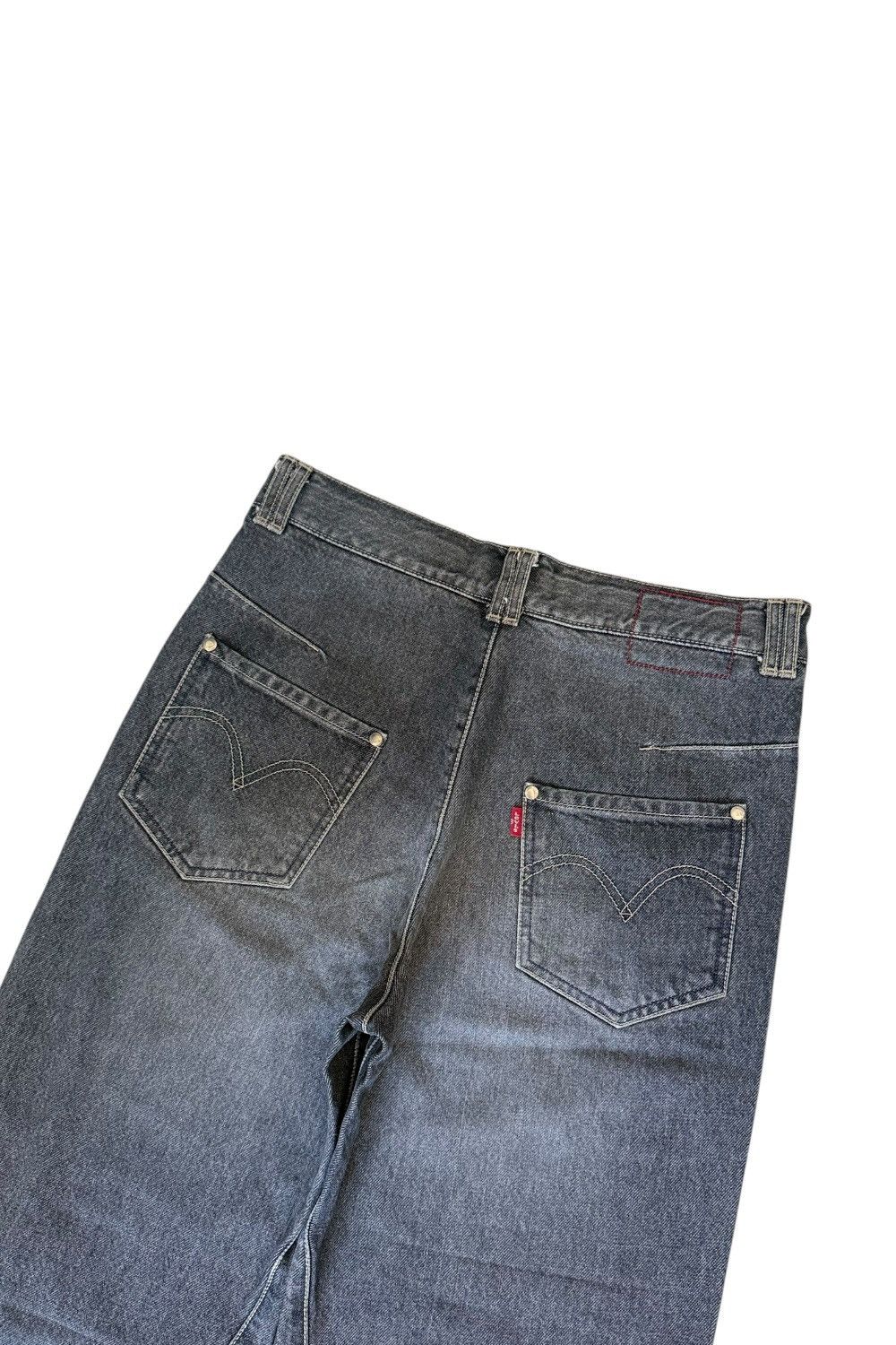 Levi's LEVI’S ENGINEERED JEANS 2009 GREY WASHED TWISTED LEG DENIM Size US 30 / EU 46 - 4 Thumbnail