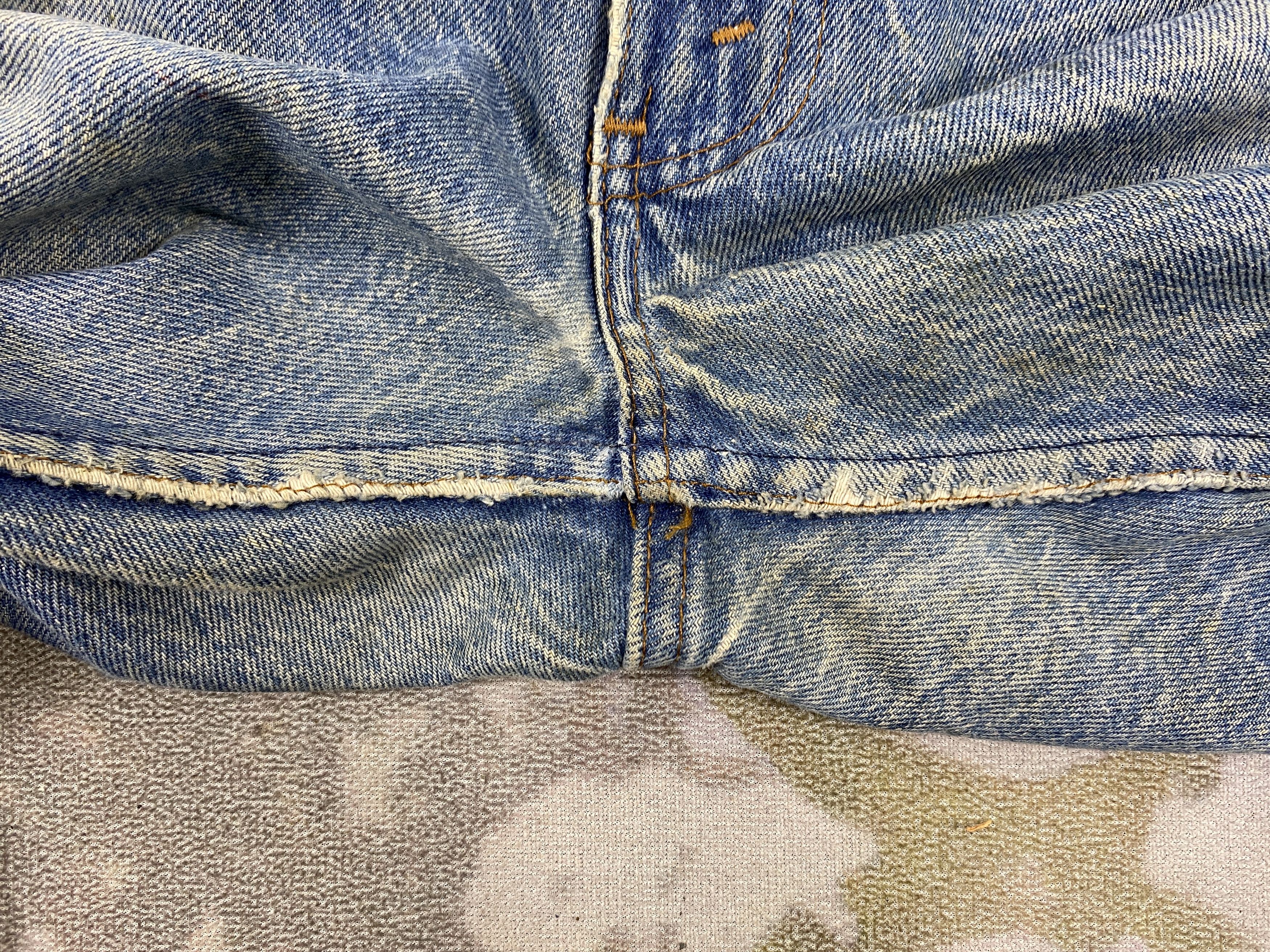 Vintage Distressed Vintage 80s Levi's Big E Orange Tab 31x30 JN3502 Size US 31 - 10 Thumbnail