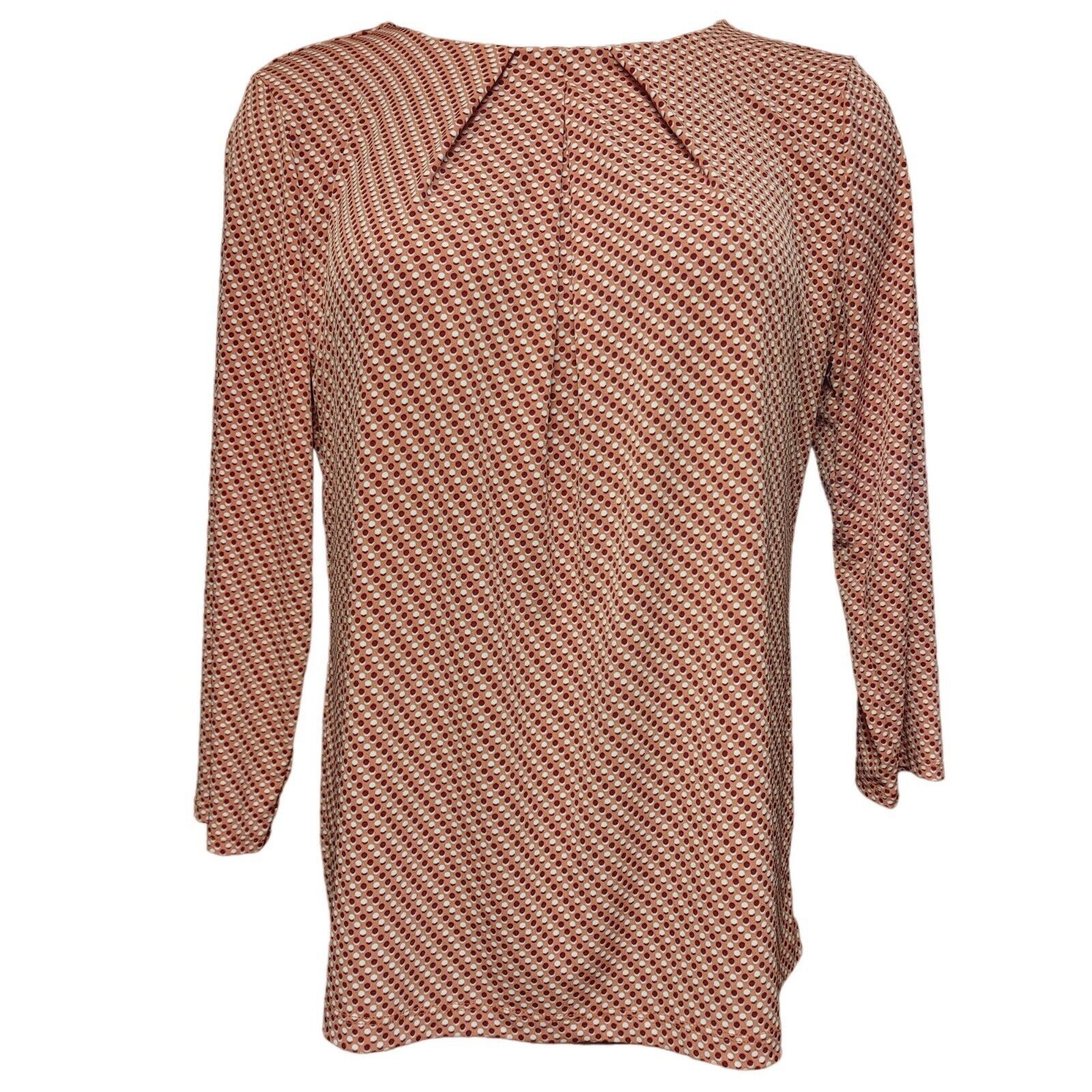 Other Liz Claiborne Women's Red/White Polka-Dot Long Sleeve Top Me Size M / US 6-8 / IT 42-44 - 1 Thumbnail