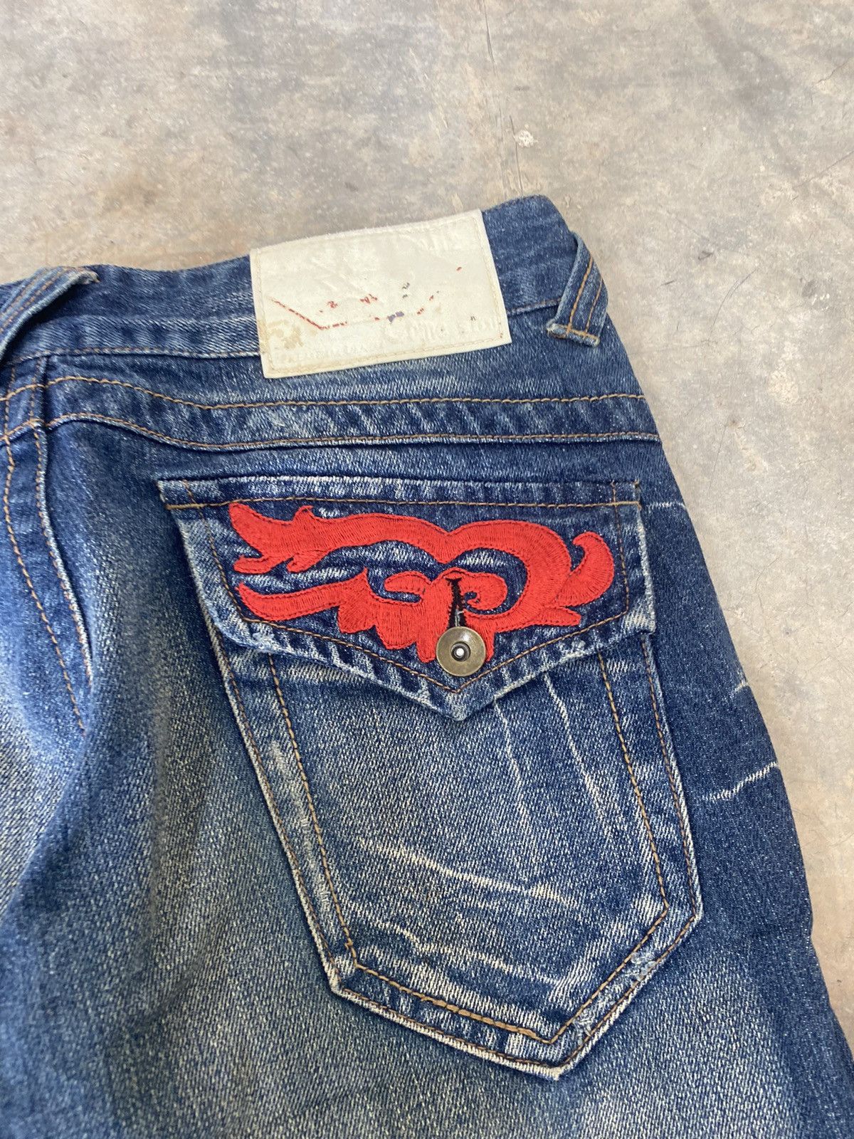 Hysteric Glamour Flare ☠️ Come Stai? Jeans Japan Punk Grunge Lgb 90s Size US 30 / EU 46 - 12 Thumbnail