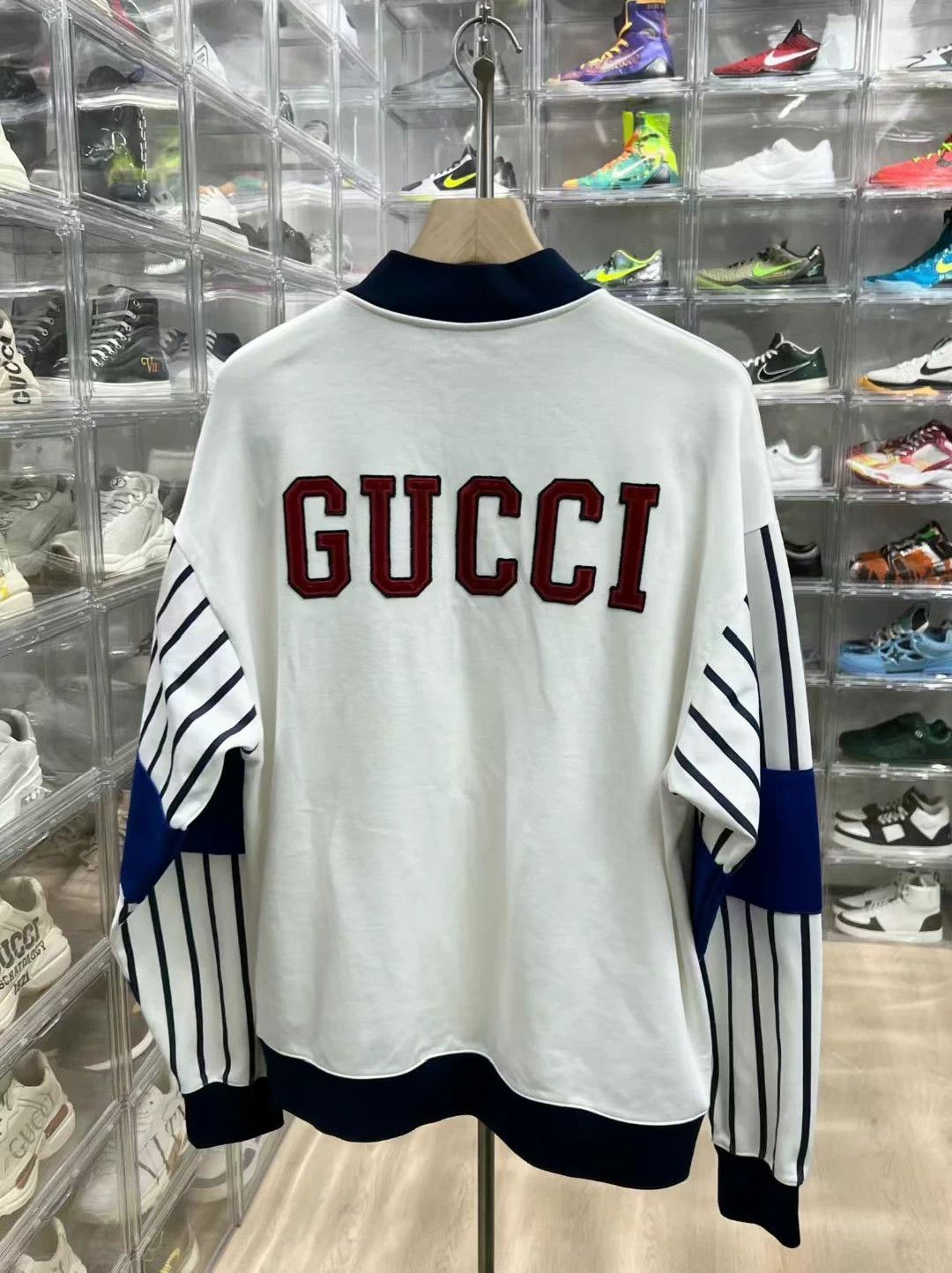 Gucci Gucci x MLB Collaboration Long-Sleeve Baseball Jacket Size US M / EU 48-50 / 2 - 2 Thumbnail