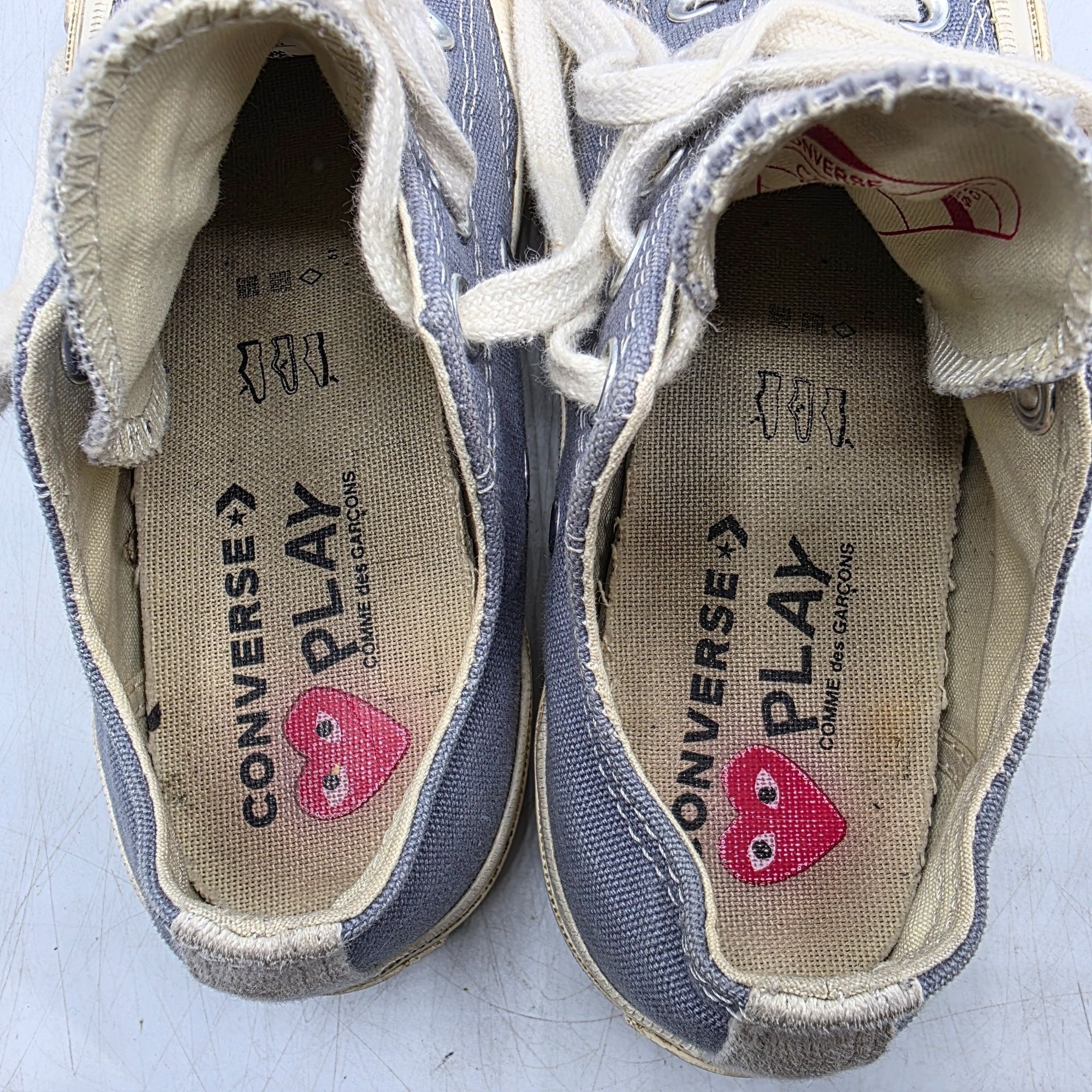 Converse Converse Comme Des Garcons CDG PLAY x Chuck 70 Womens Sz 5 L Size US 5 / IT 35 - 6 Thumbnail