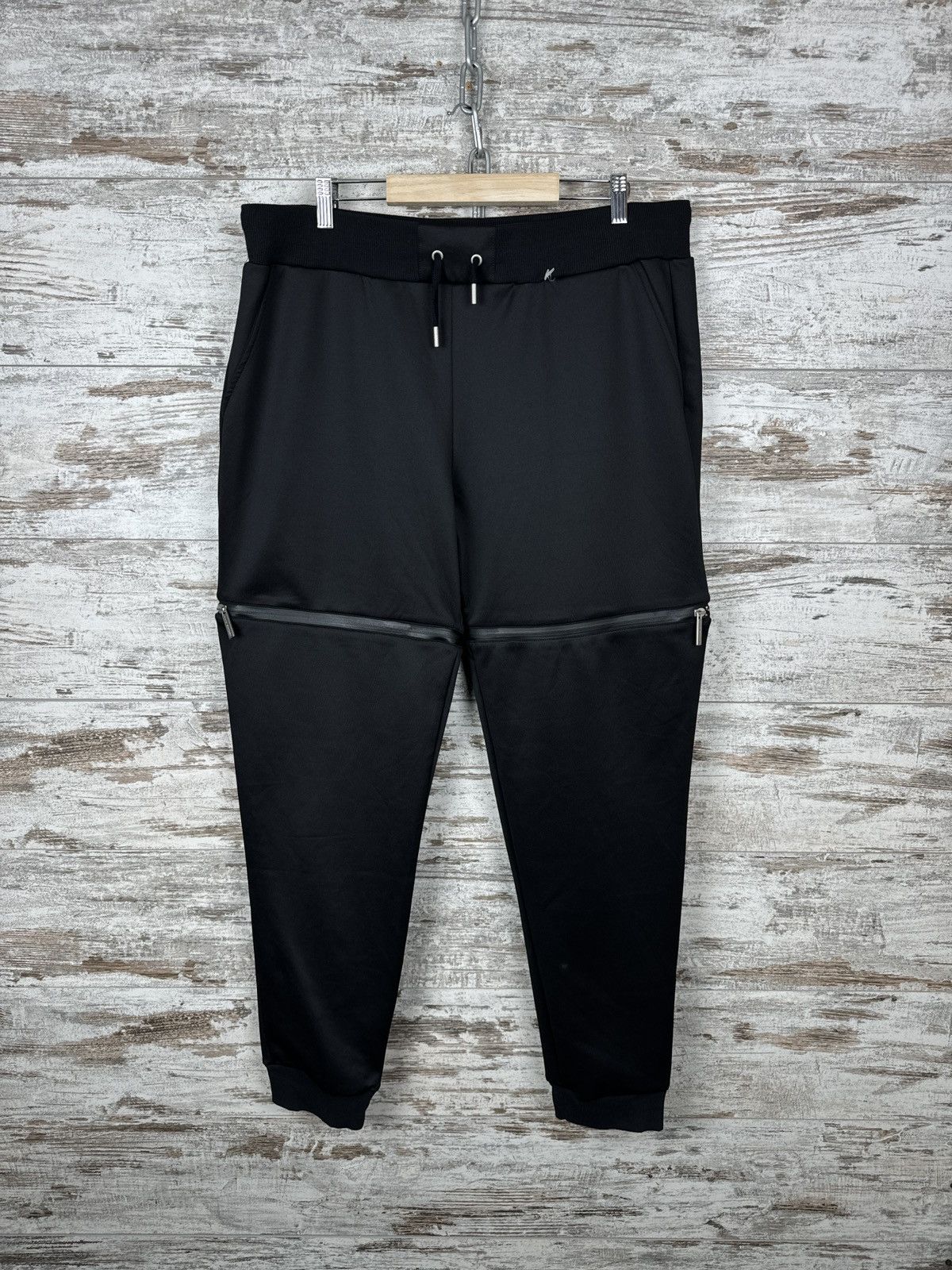 Versace Mens Versace jeans cargo pants avant garde multipocket black Size US 36 / EU 52 - 2 Thumbnail