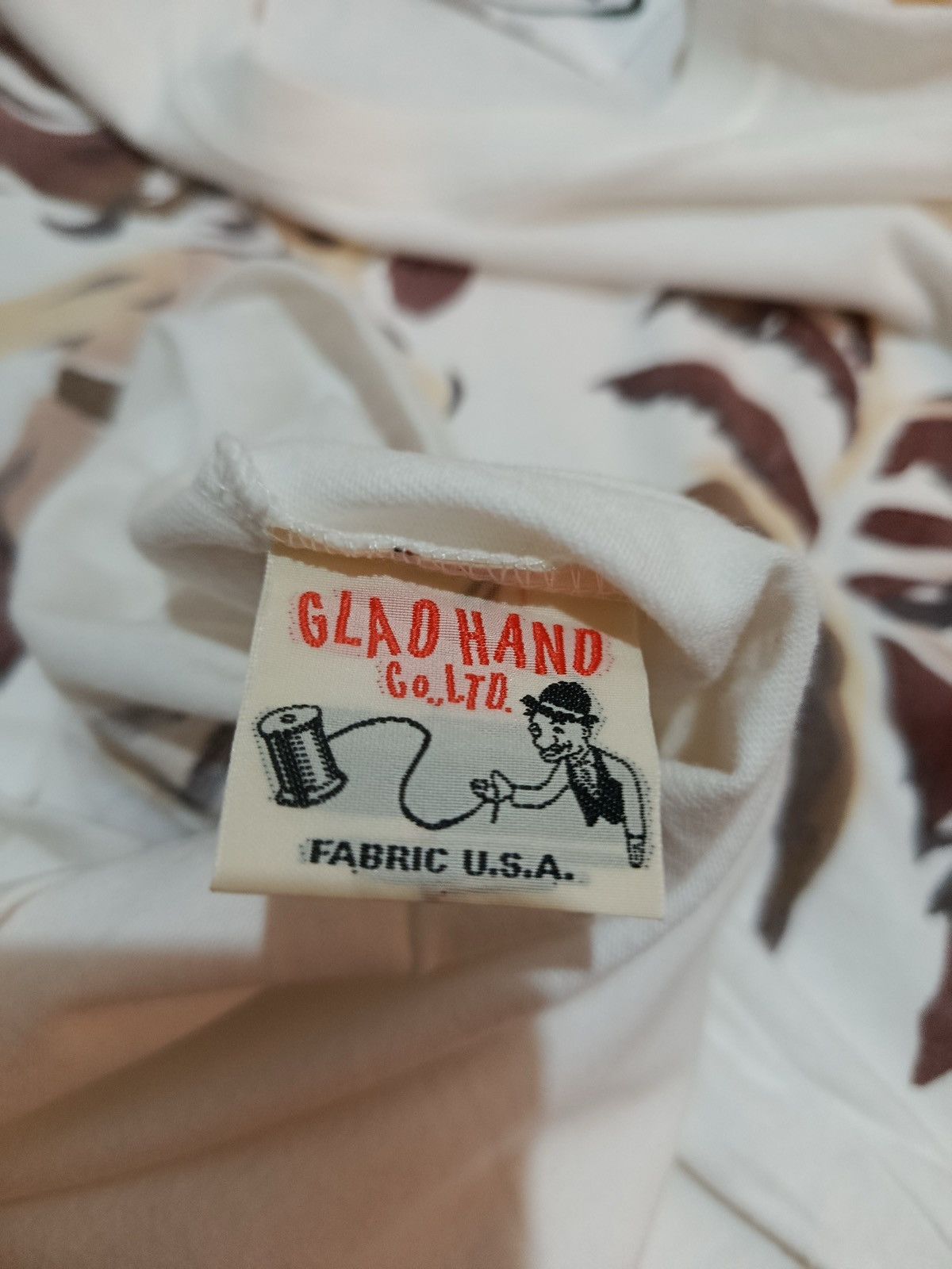 Japanese Brand GLADHAND PUPULE PAANI Hawaiian T-shirt Size US L / EU 52-54 / 3 - 5 Thumbnail
