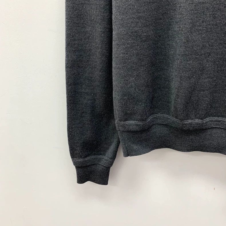 Louis Vuitton Louis Vuitton Grey logo-embroidered wool crewneck long-sle Size US XS / EU 42 / 0 - 4 Thumbnail