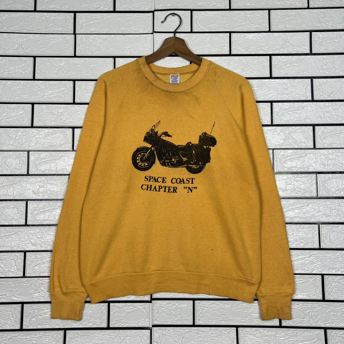 Vintage 80's SPACE COAST CHAPTER N Motorcycle Sweatshirt #4019-C183 Size US M / EU 48-50 / 2 - 1 Thumbnail