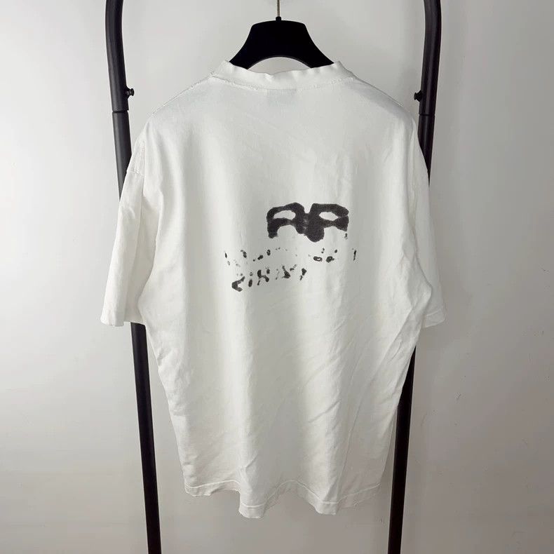 Balenciaga Balenciaga Letter printed T-shirt with round neck and shor Size US XS / EU 42 / 0 - 2 Thumbnail