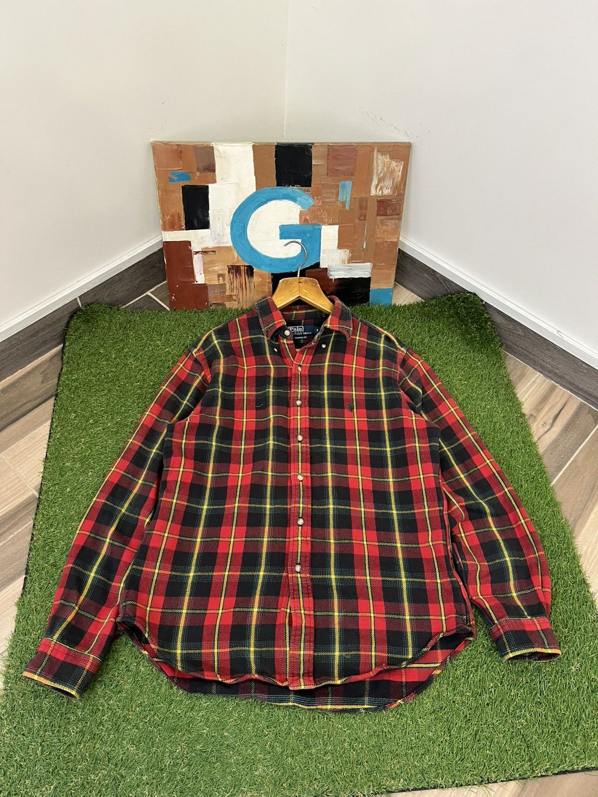 Polo Ralph Lauren Polo Ralph Lauren Flannel Shirt Size US M / EU 48-50 / 2 - 1 Thumbnail