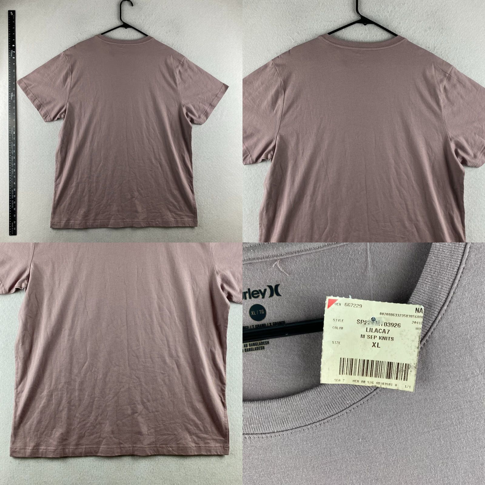 Hurley Hurley Shirt Mens XL Purple Pullover Short Sleeve Round Neck Graphic Tee NWT Size US XL / EU 56 / 4 - 9 Thumbnail