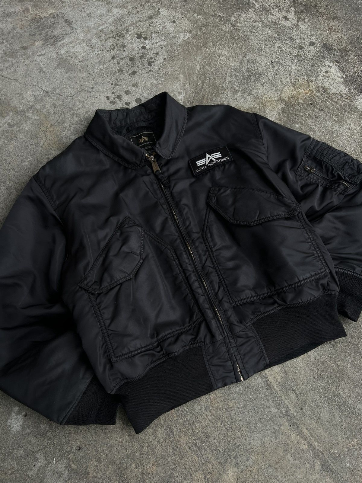 Alpha Industries Crazy Rare Alpha Industries CWU-45 Flight Jacket Big Logo Size US XXL / EU 58 / 5 - 5 Thumbnail