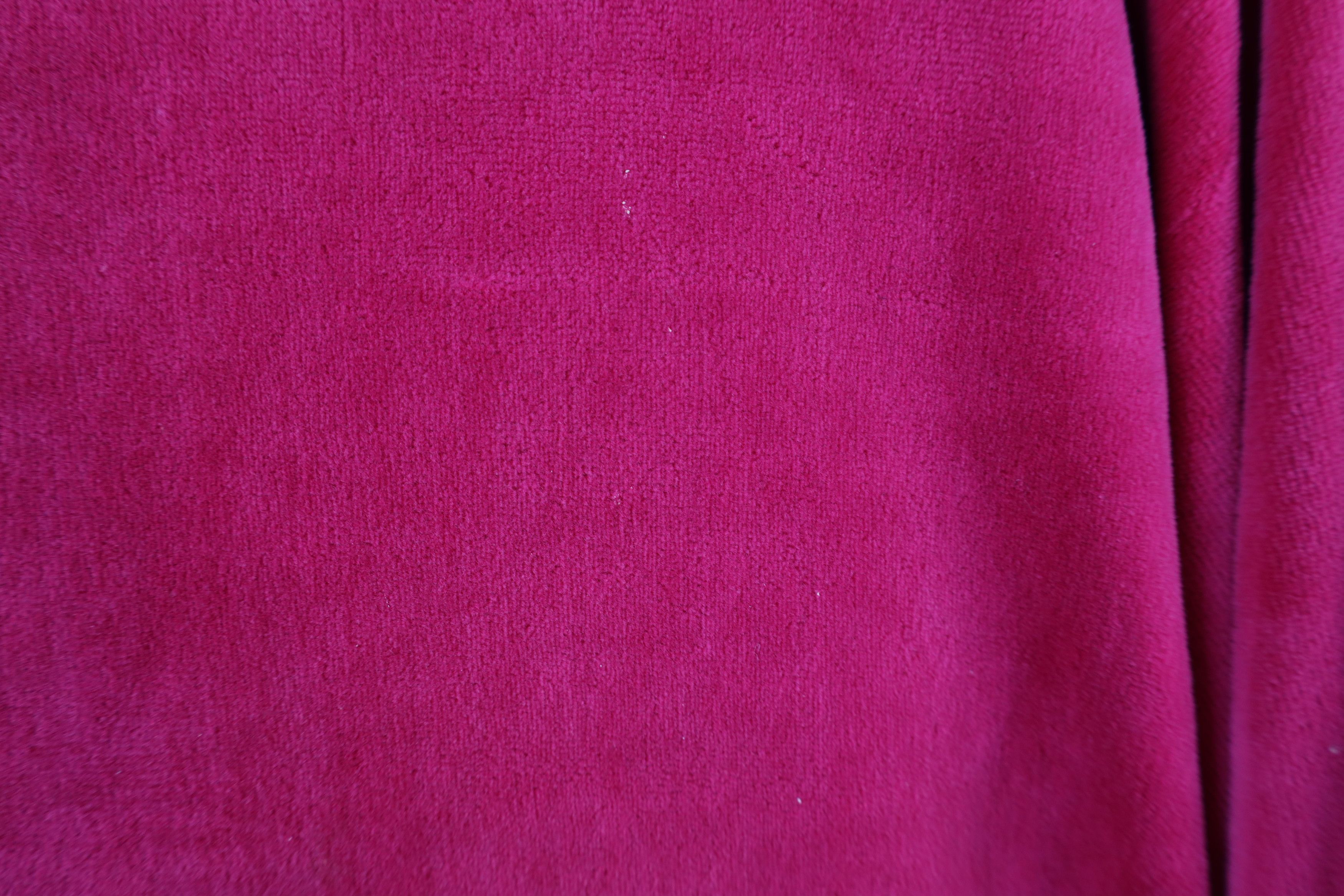 Vintage Vintage 90s Streetwear Blank Velour Turtleneck Sweater Pink Size M / US 6-8 / IT 42-44 - 6 Thumbnail