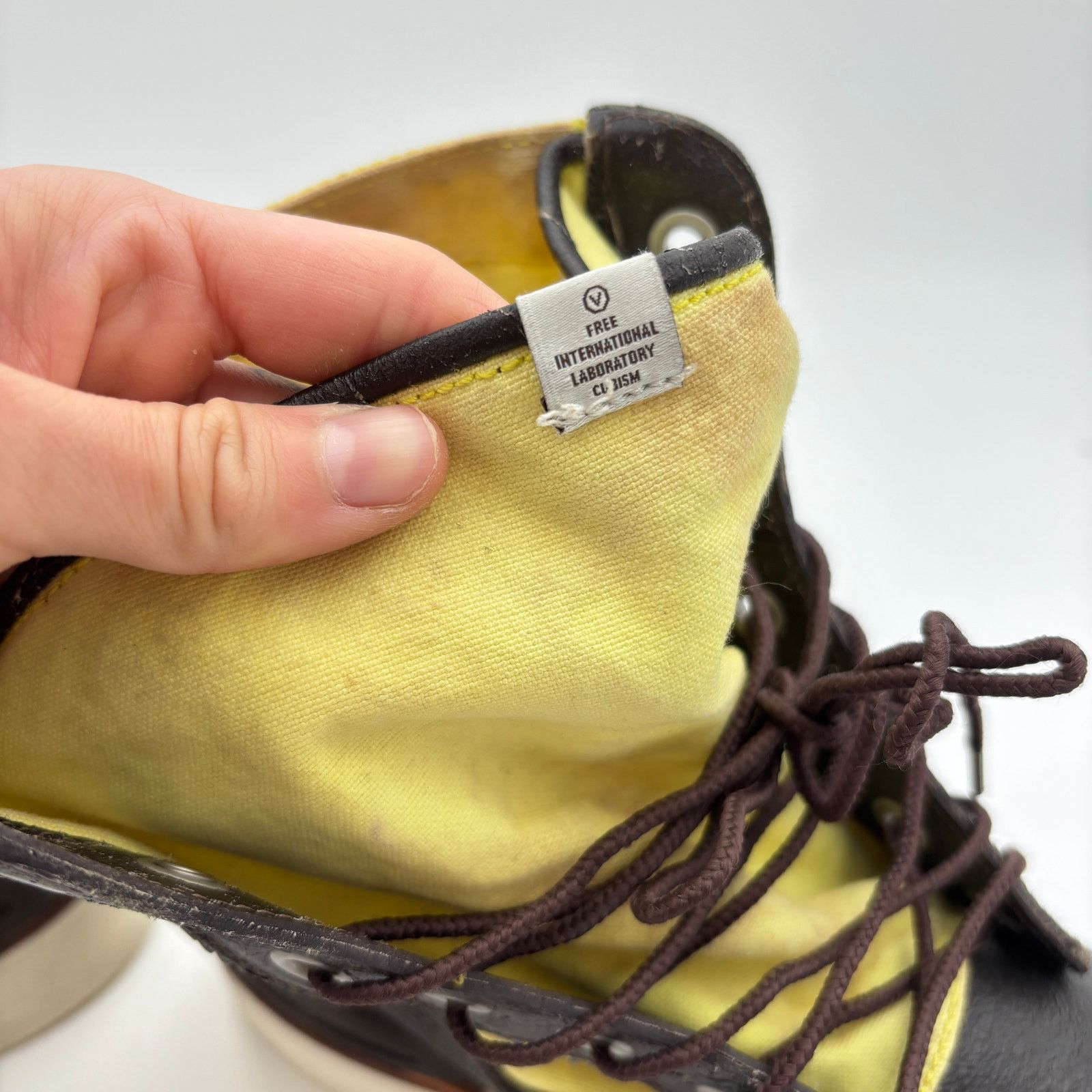 Visvim Visvim 7-Hole '73 Folk Yellow Boots Men's 12 Handmade Size US 12 / EU 45 - 10 Thumbnail