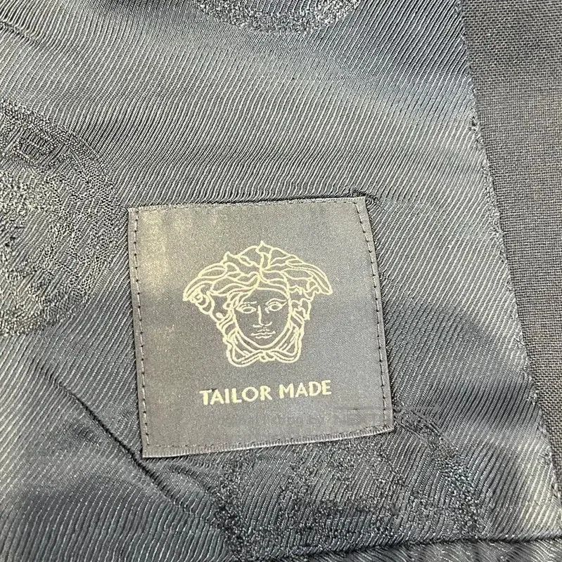 Versace Versace Black Cotton Embroidered Women's Jacket . Size XXS / US 00 / IT 34 - 4 Thumbnail