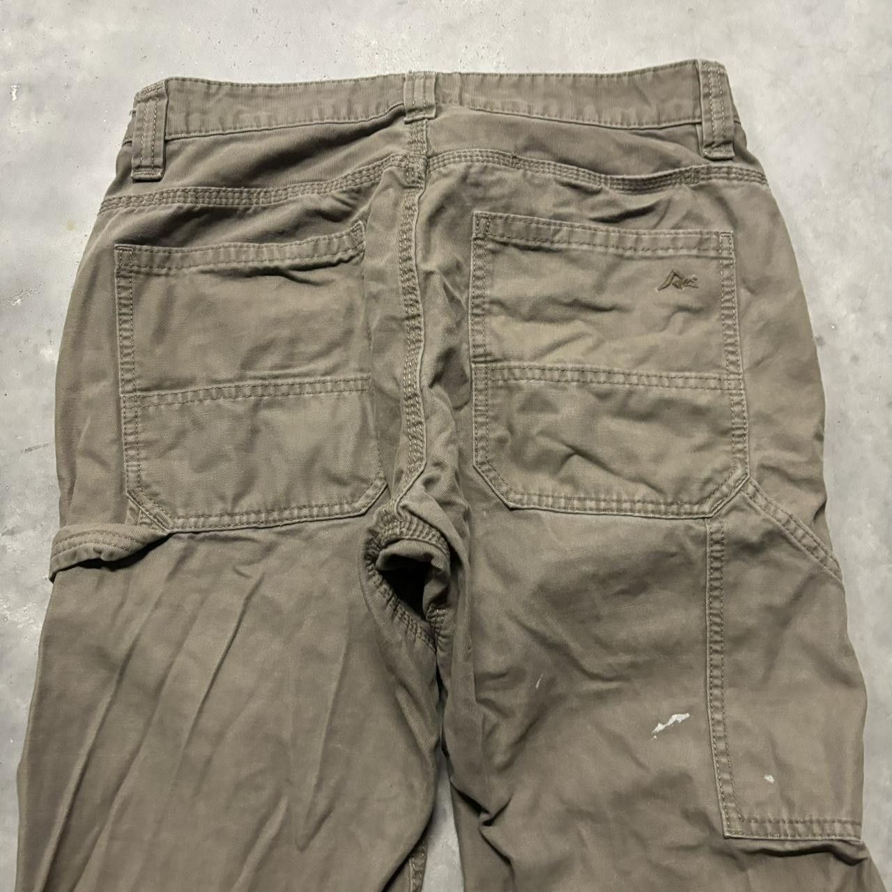 Japanese Brand × Vintage Crazy Vintage Y2K/2000s Grunge Khaki Skater Workwear Carpenter Pants! Size US 30 / EU 46 - 7 Thumbnail