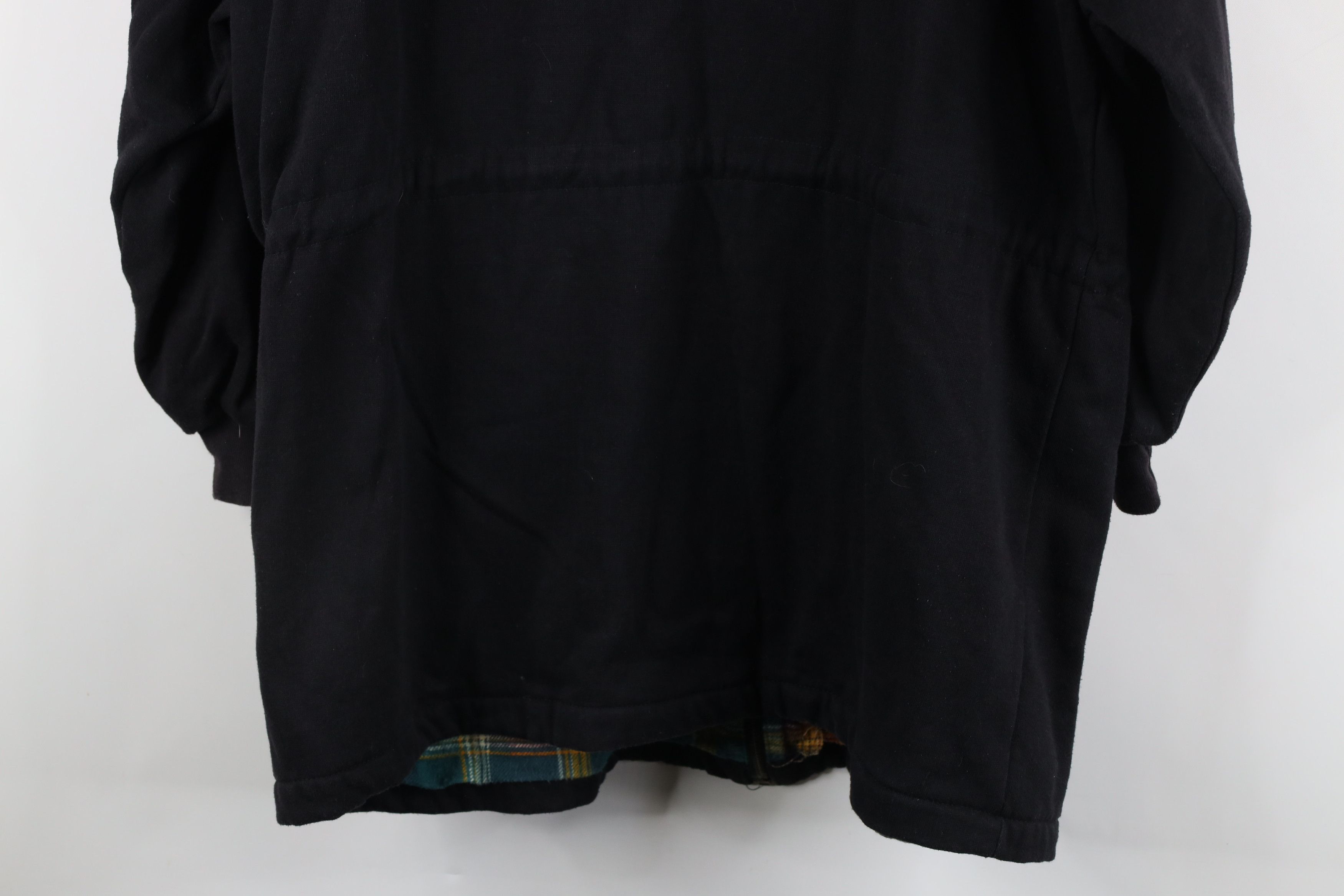 Vintage Vintage 90s Streetwear Lined Hooded Sweatshirt Parka Jacket Size L / US 10 / IT 46 - 13 Thumbnail